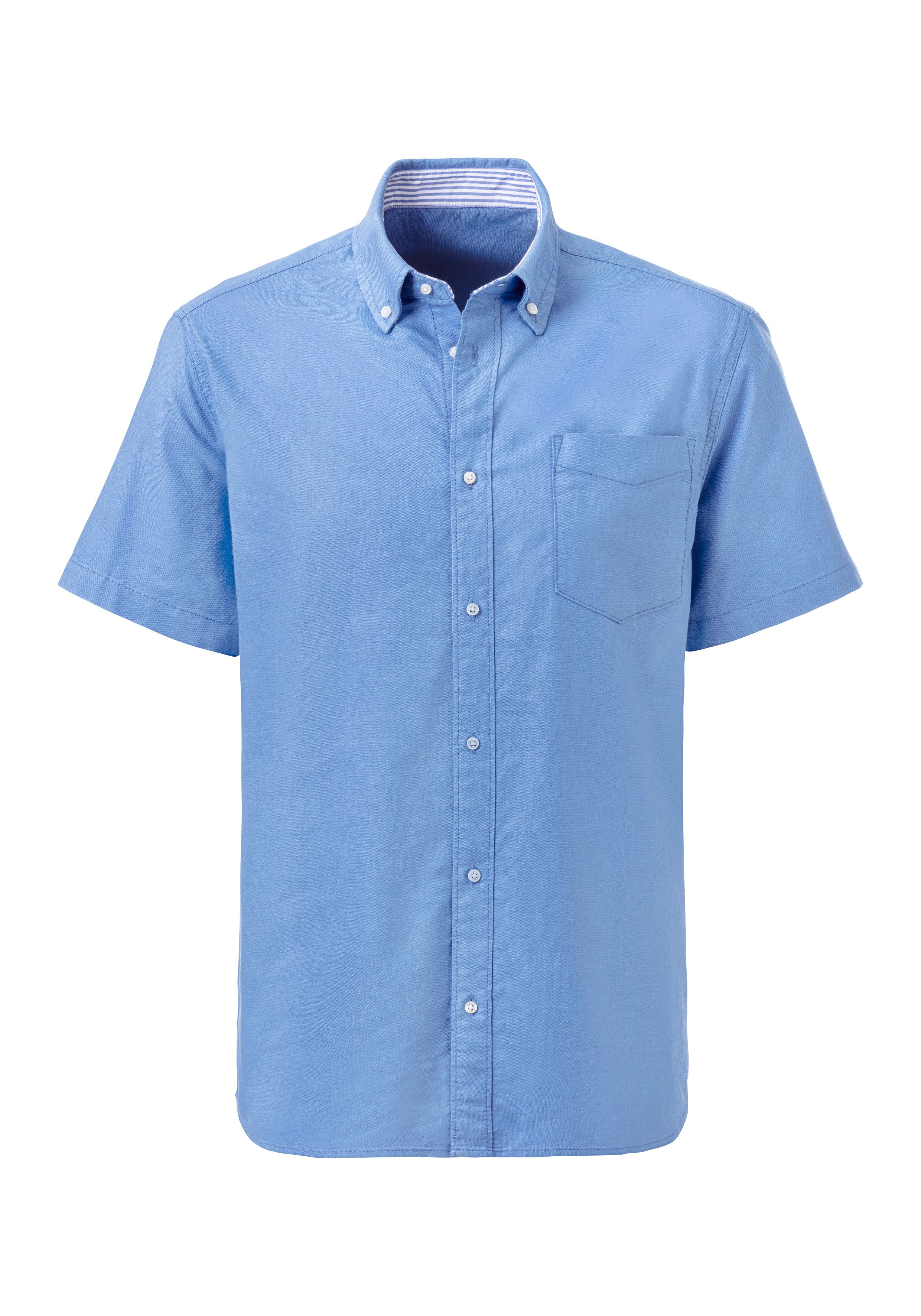 H.I.S Kurzarmhemd regular-fit mit Button-down-Kragen, reine günstig online kaufen