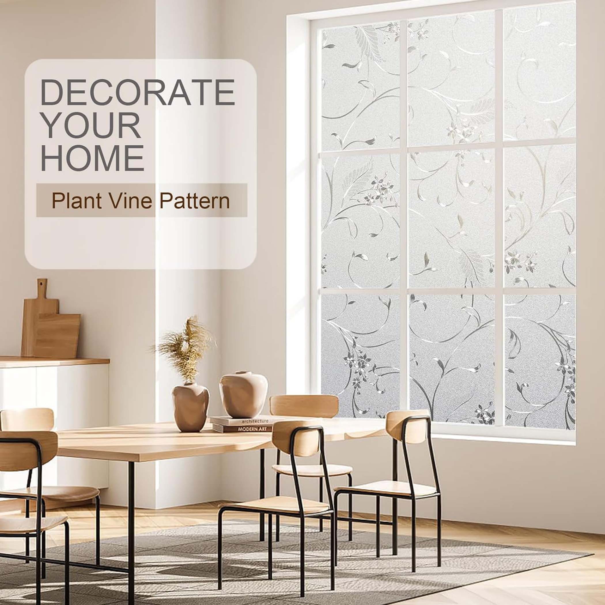 Coonoor Fensterfolie Blickdicht Selbsthaftend, Sichtschutzfolie Fenster, 90 günstig online kaufen