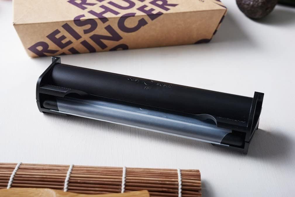 Reishunger Sushi-Roller Sushi Equipment Box, (Zubehör für Sushi 4-tlg), mit Premium Sushi Maker, Nigiri Maker, Bambusmatte & Rezeptkarte