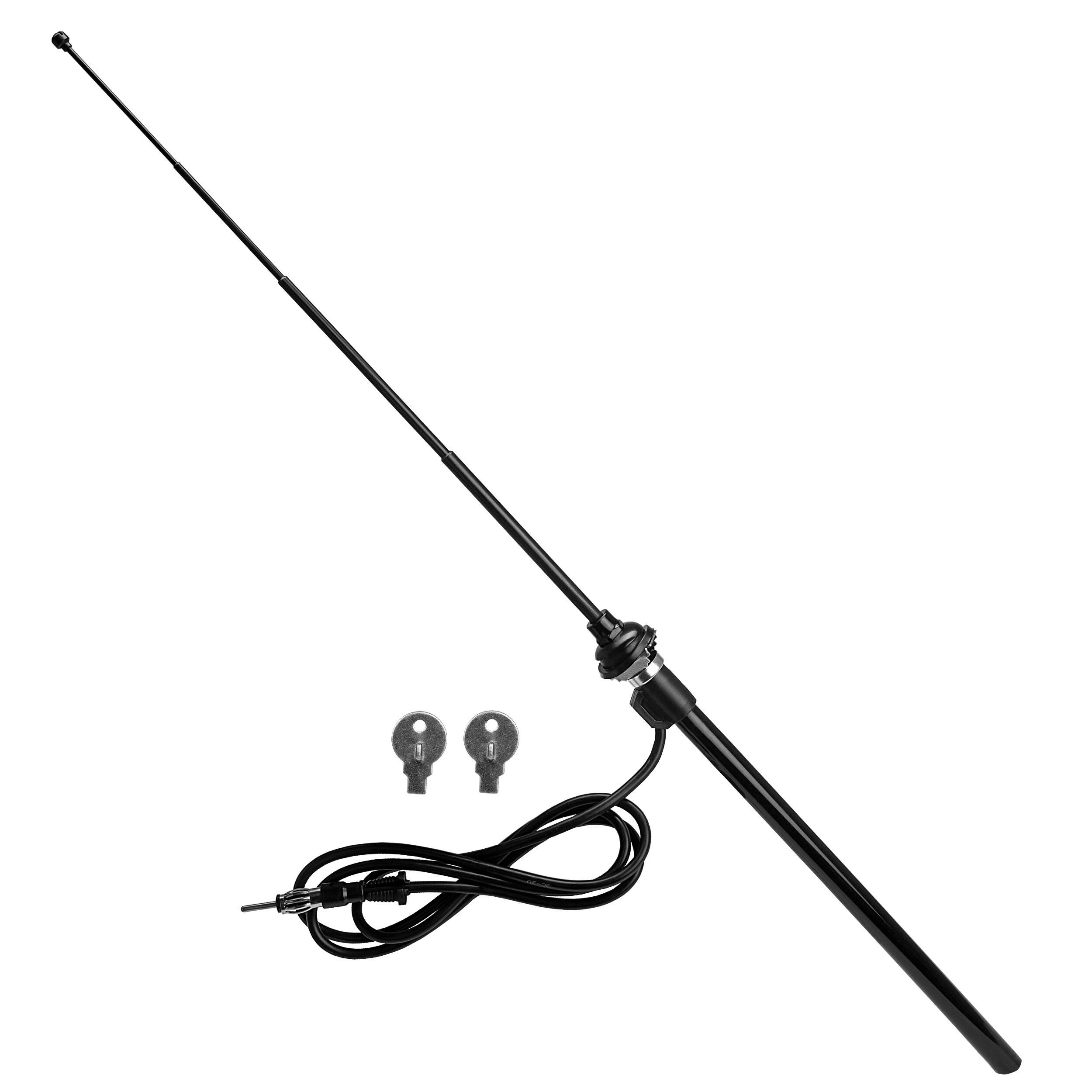alca Auto Antenne universal 12 V schwarz Autoradio-Ersatzantennenstab (AM/FM)