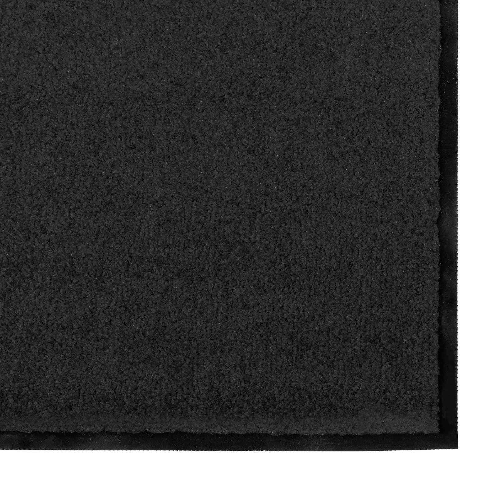 vidaXL Fußmatte Fußmatte Waschbar Schwarz 120x300 günstig online kaufen
