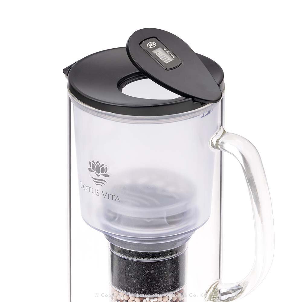 Lotus Vita Wasserfilter Glaskanne Toya 1,4L - Natura Plus