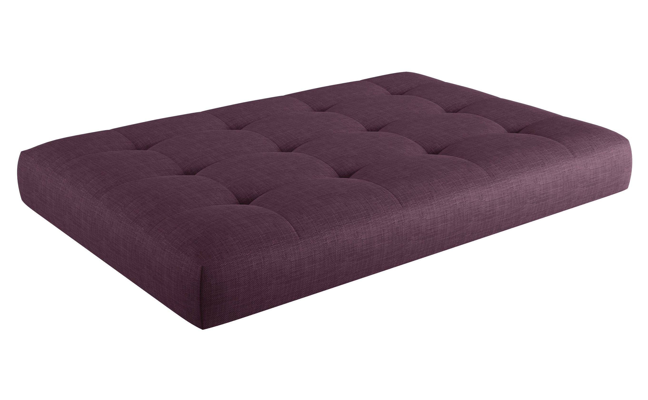 Sitzkissen Sitzkissen 120x60x15cm, Palettenkissen Violett gesteppt sunnypillow