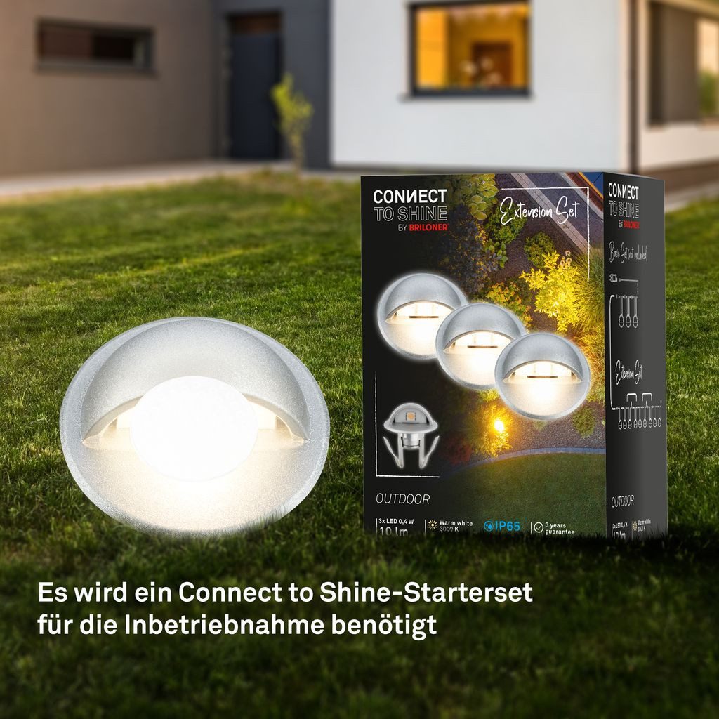 Briloner Leuchten LED Einbaustrahler 3923034, LED fest integriert, 2700K - Extra-Warmweiß