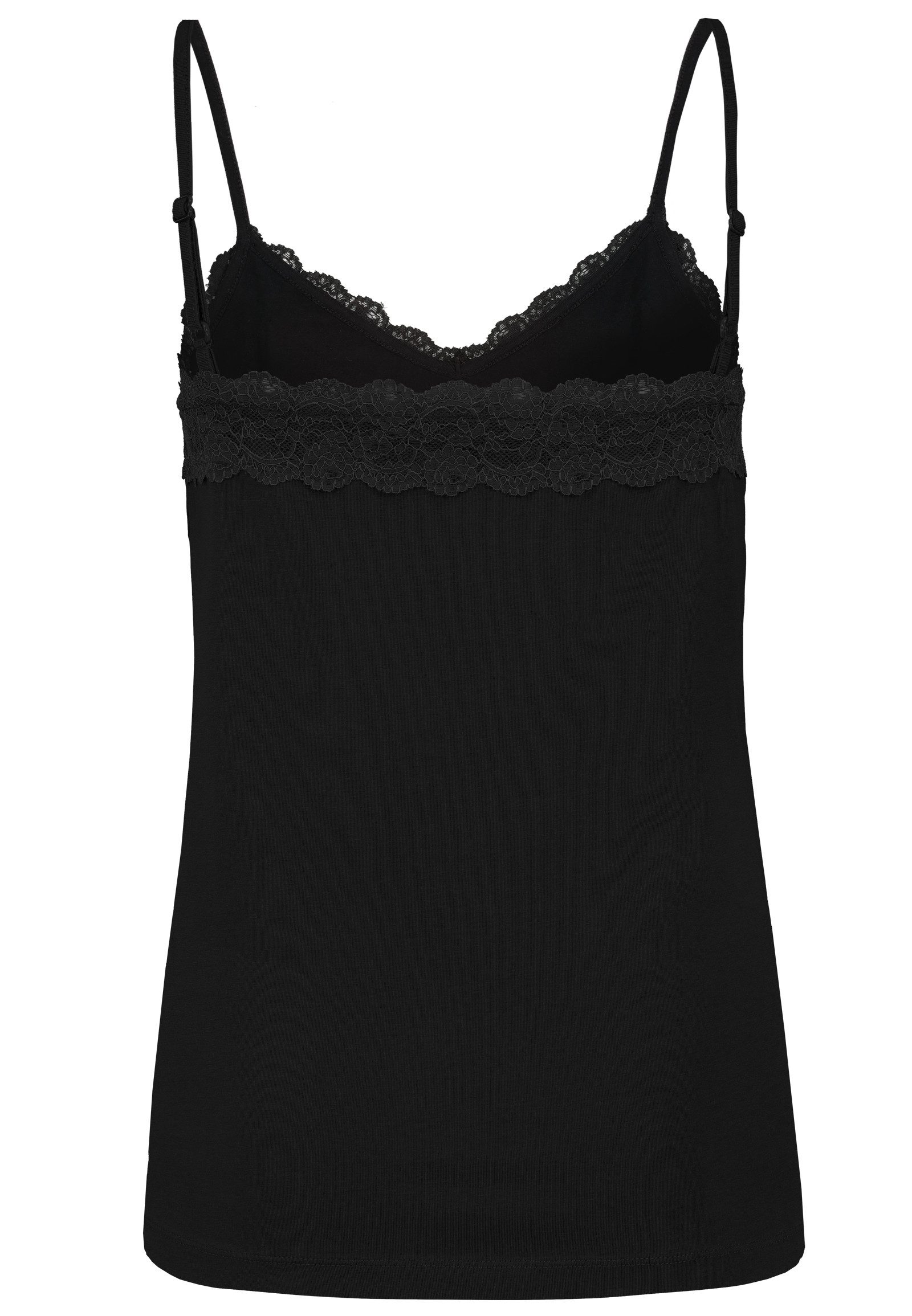 SUBLEVEL Shirttop Spaghettiträger- mit Spitzenbesatz, 2er-Pack (2-tlg) Lace günstig online kaufen