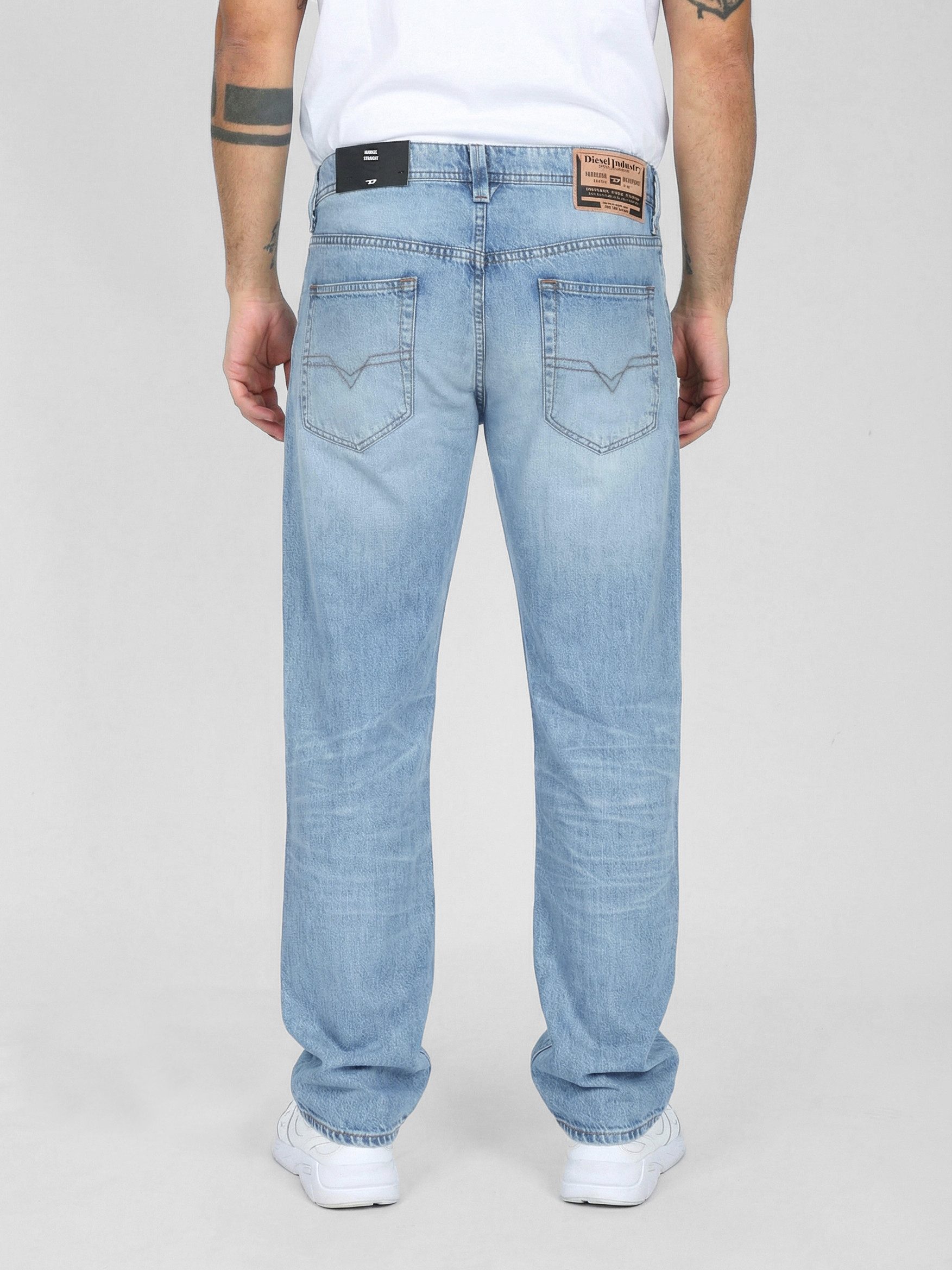 Diesel Straight-Jeans Leicht & Weich ohne Stretch - MARKEE R68DJ - Länge:32 Regular Fit