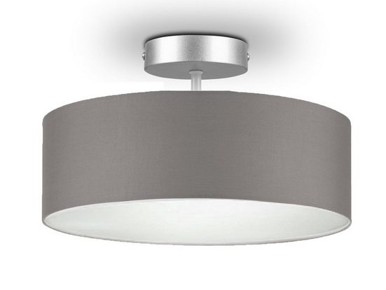 meineWunschleuchte Deckenleuchte, Decken-lampe mit Stofflampen-Schirm