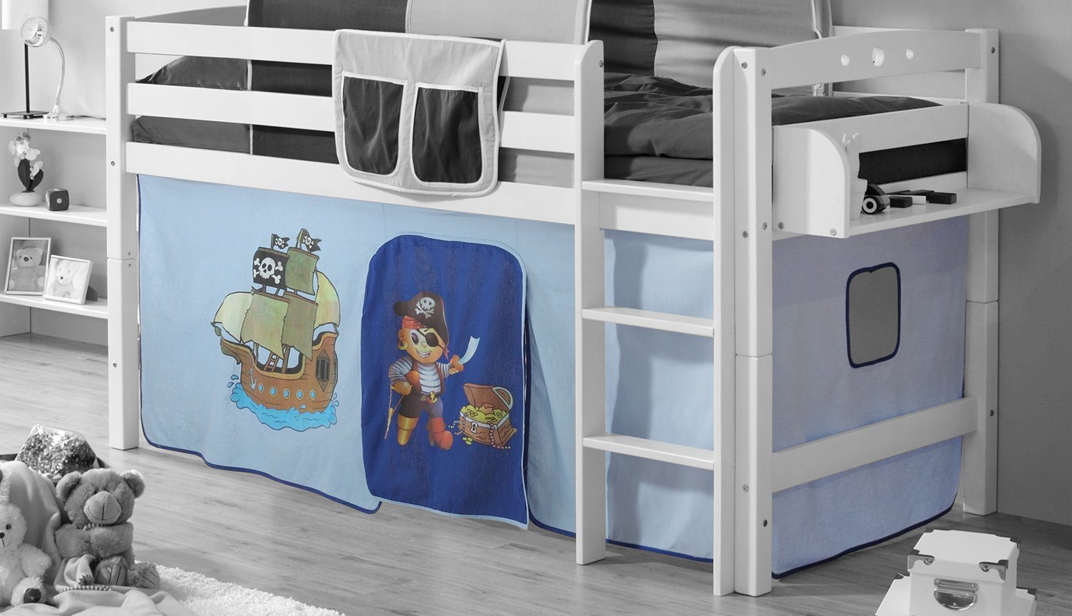 Ticaa Bettvorhang Motiv Vorhangstoffe für Hochbetten günstig online kaufen