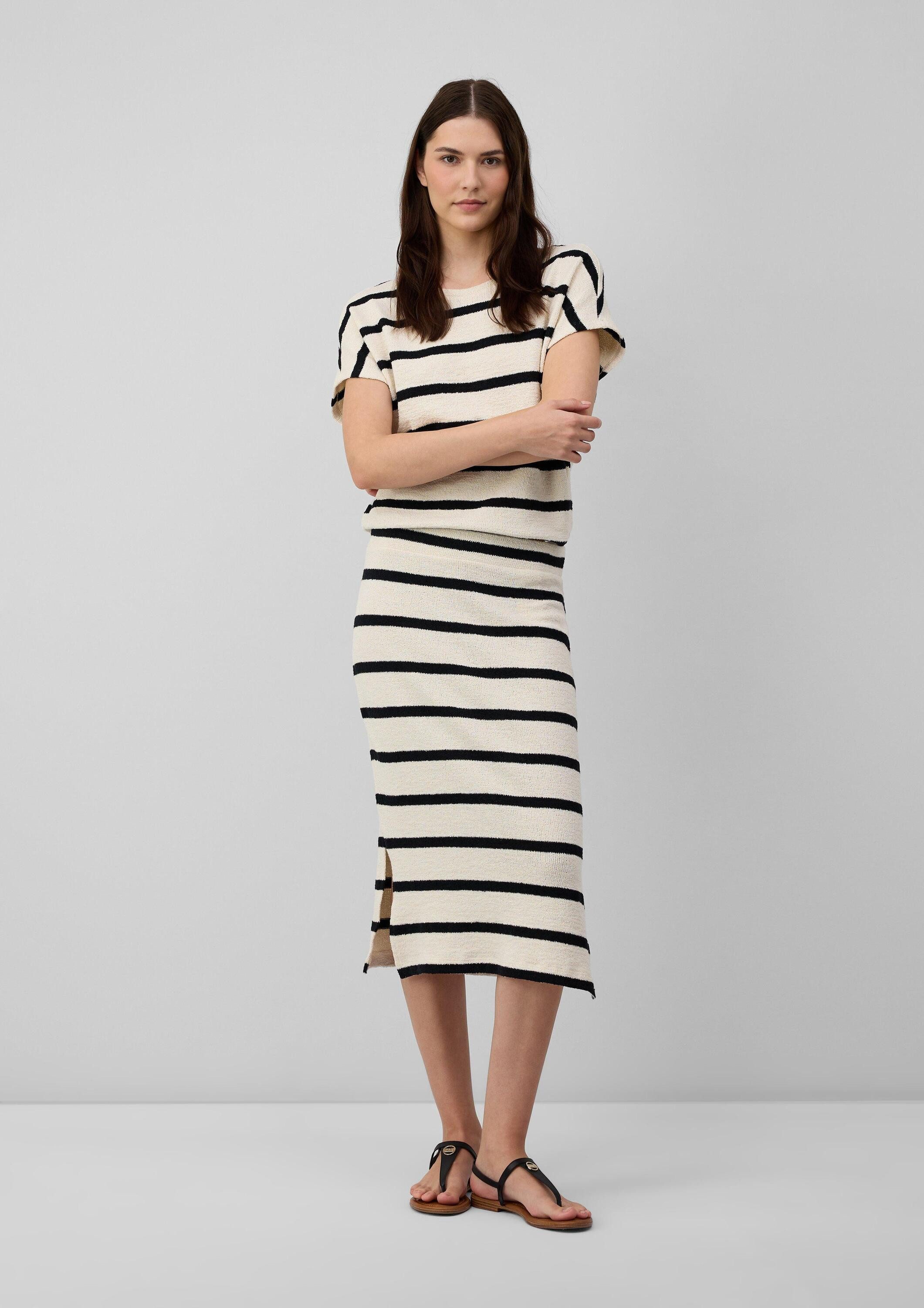 s.Oliver Midirock Rock Midirock aus Strickjersey mit Streifenmuster