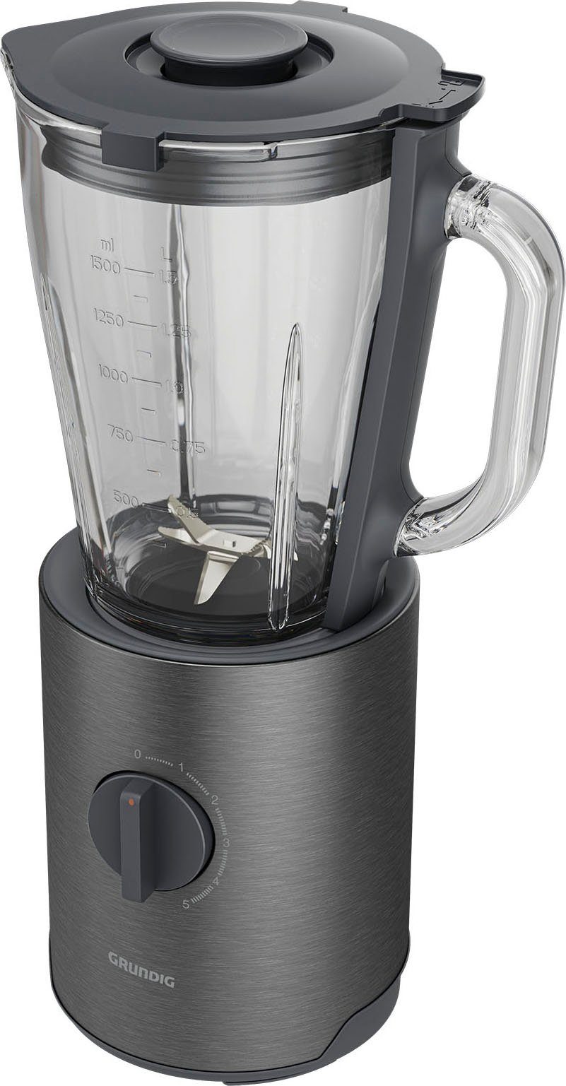 Grundig Elektrisches Rührwerk Delisia NovusTM SM 7140, 800 W, 6 fach Edelstahlmesser; Hochwertiger Edelstahlkorpus; Zirkoniumklingen