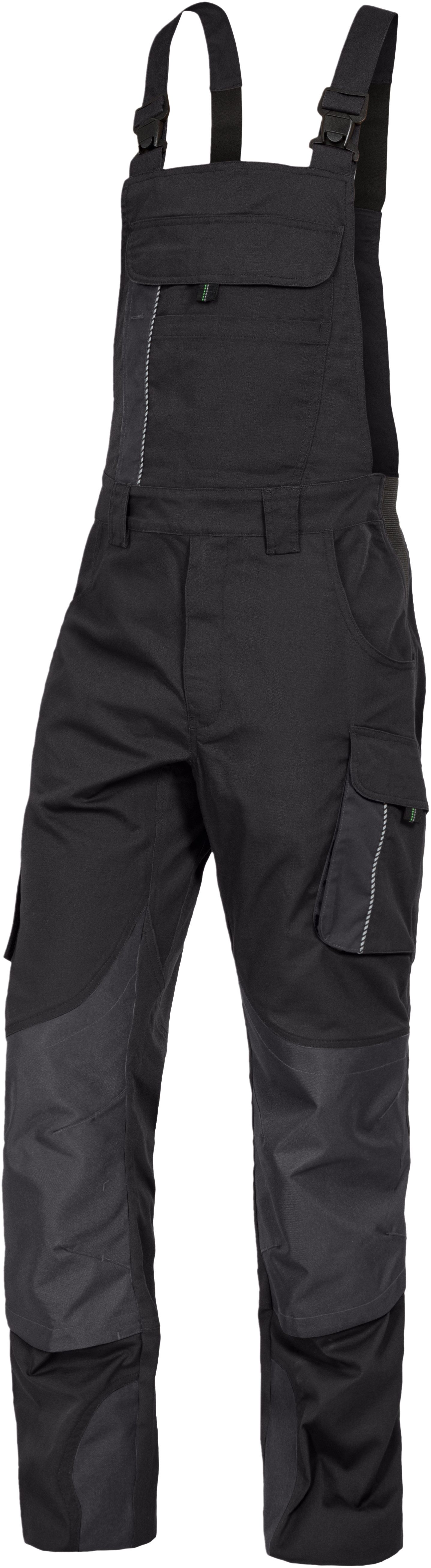 Leibwächter Arbeitslatzhose Herren Latzhose Dynamic-Line Stretch Arbeitshose Arbeitskleidung atmungsaktiver Stretchstoff mit Elasthan auch Übergröße