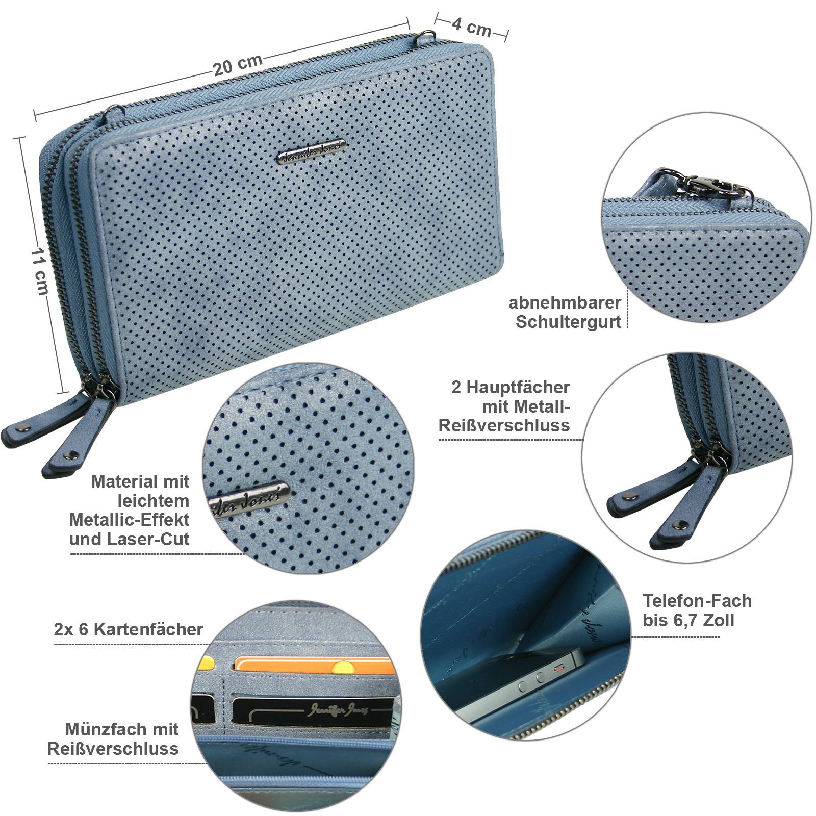 J JONES JENNIFER JONES Schultertasche Umhängetasche günstig online kaufen