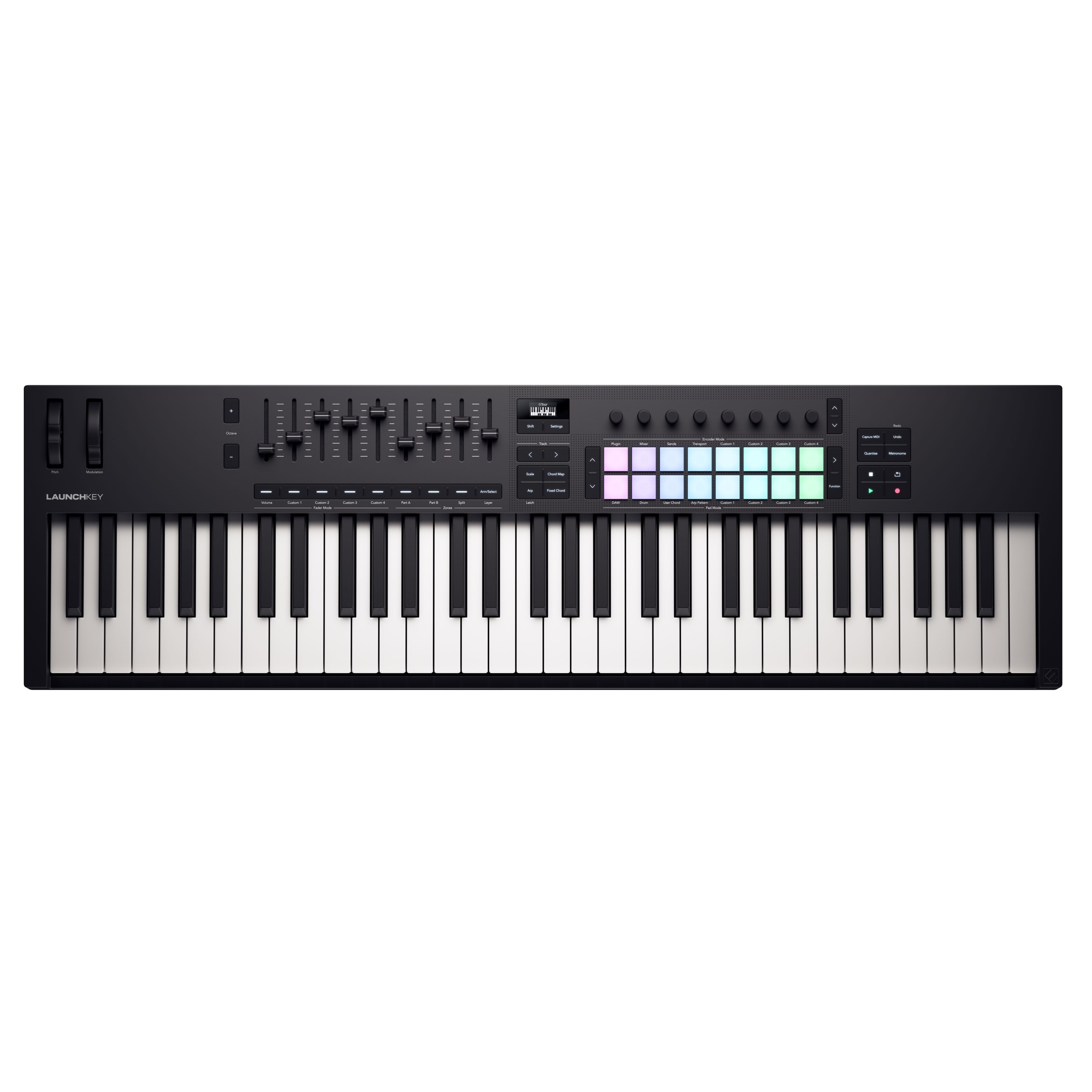 Novation Masterkeyboard (Masterkeyboards, MIDI-Keyboard 61), Launchkey 61 MK4 - Midi Keyboard