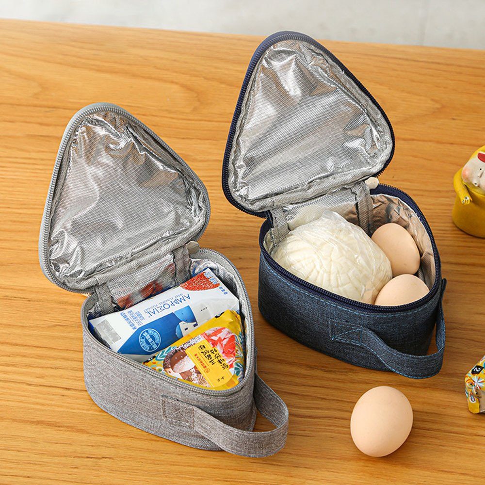 Blusmart Lunchbox Kinder, blue Für Niedliche Tragbare Mini-Isoliertasche Dreieckige