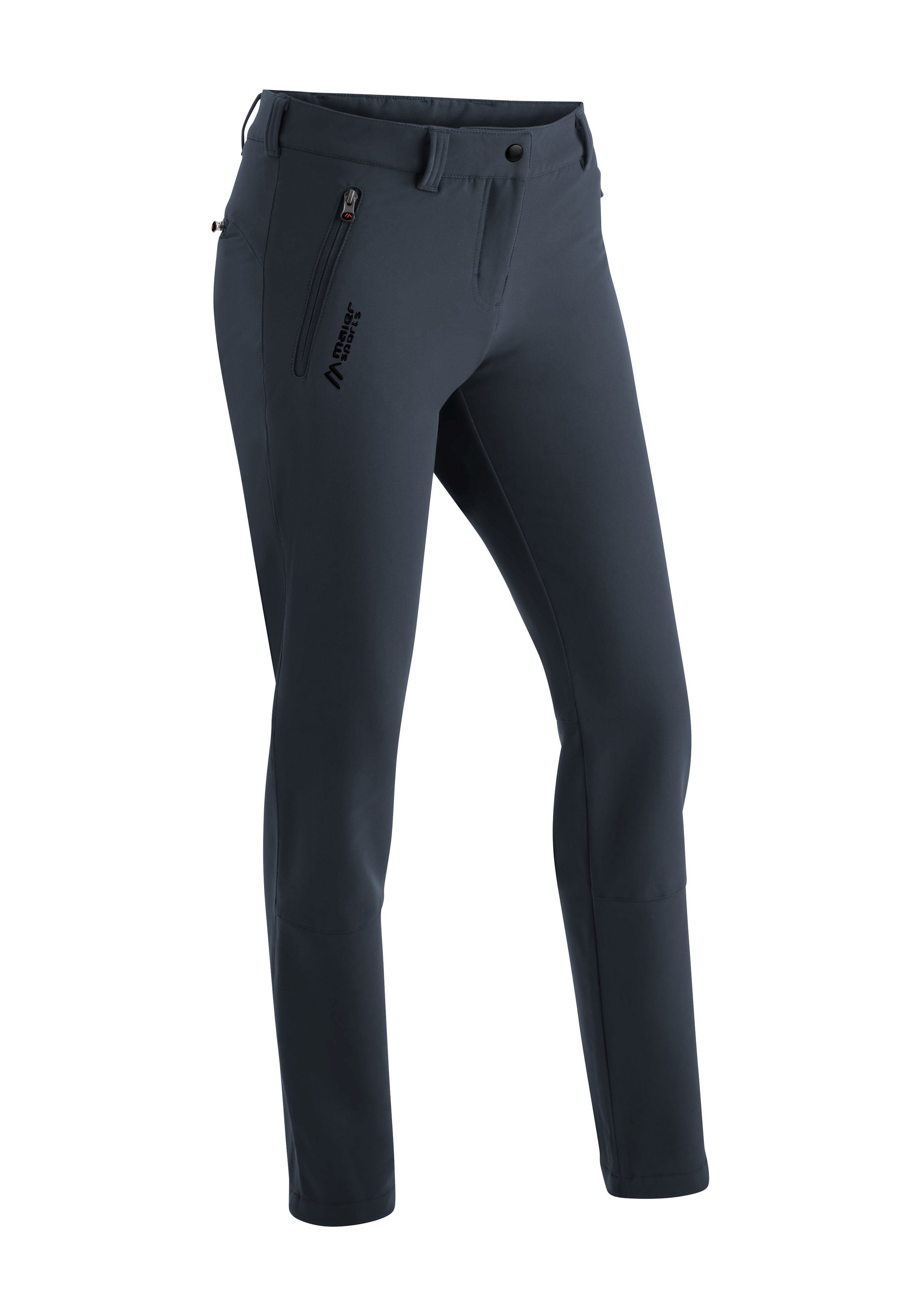 Maier Sports Funktionshose Helga slim warme Damen Outdoorhose, robuste Wanderhose, Slim Fit