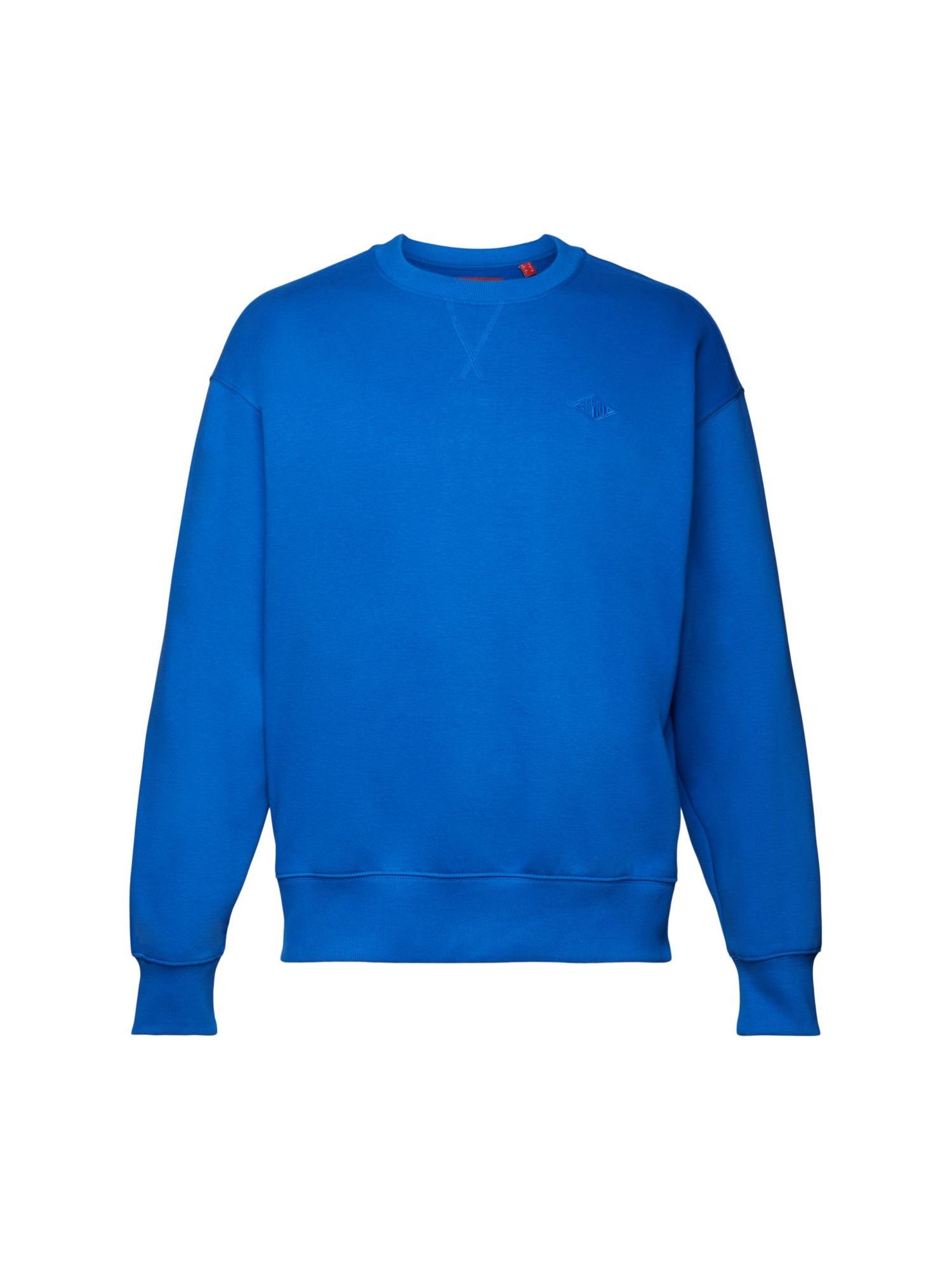 Esprit Sweatshirt Sweatshirt mit Logostickerei (1-tlg) BRIGHT BLUE