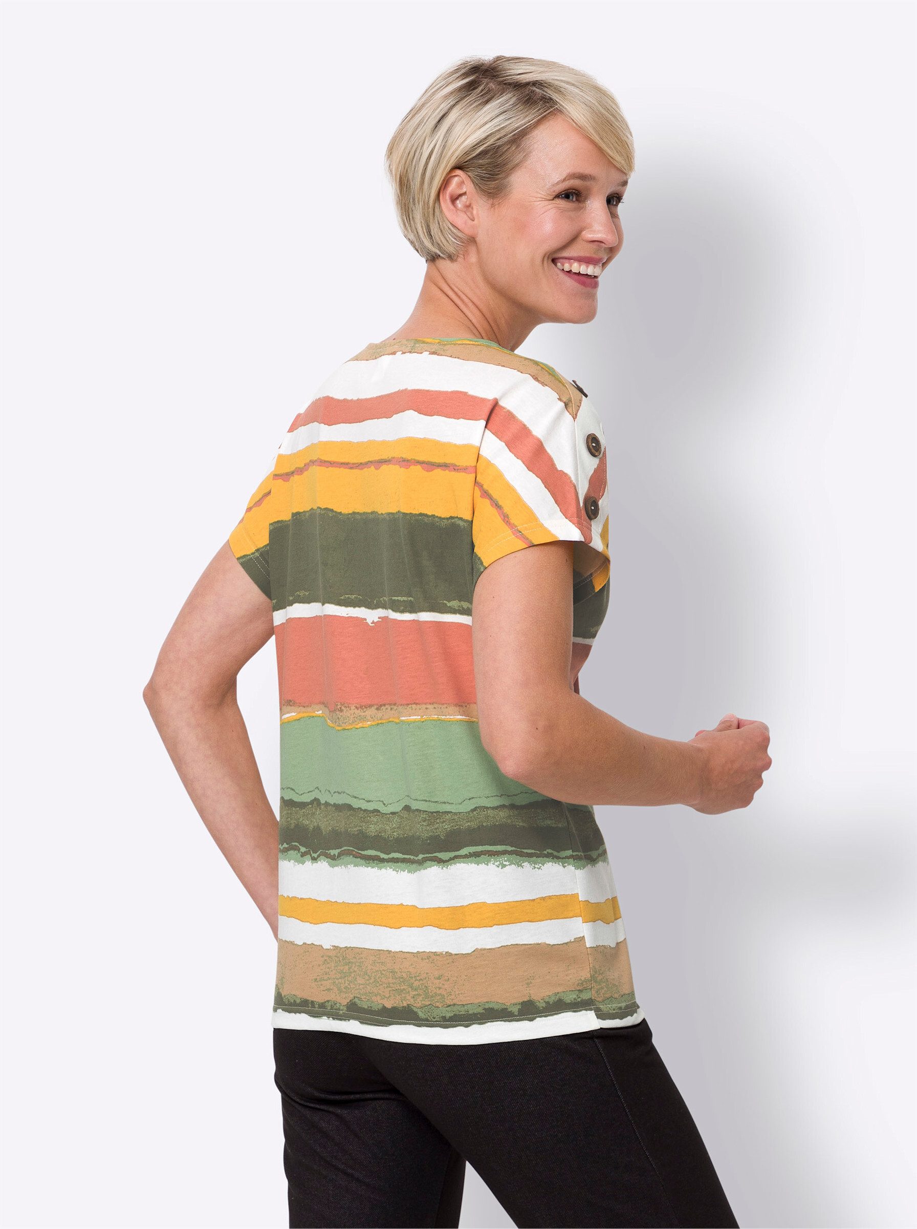 Sieh an! T-Shirt Rundhalsshirt günstig online kaufen
