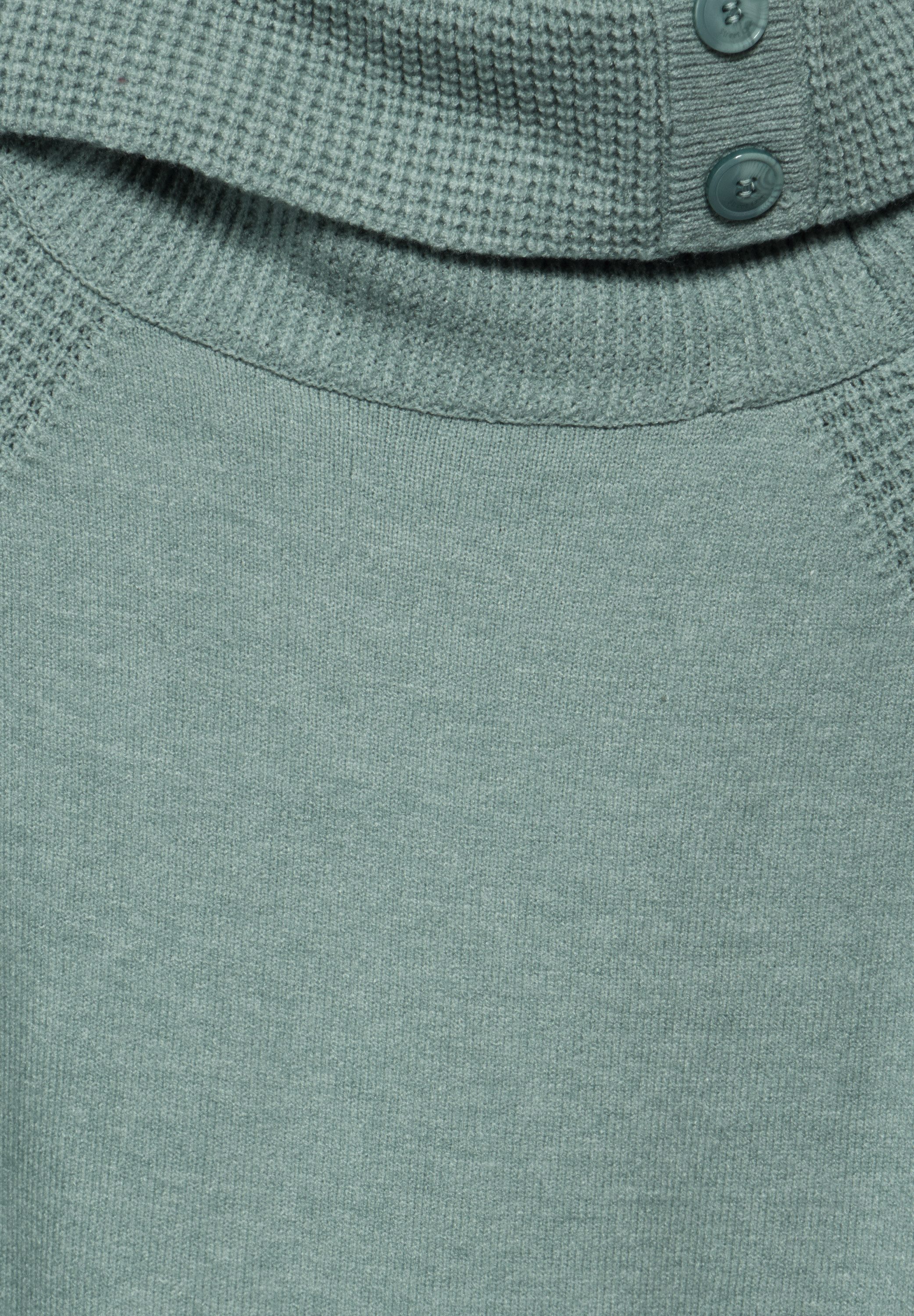 STREET ONE Stehkragenpullover Feinstrick