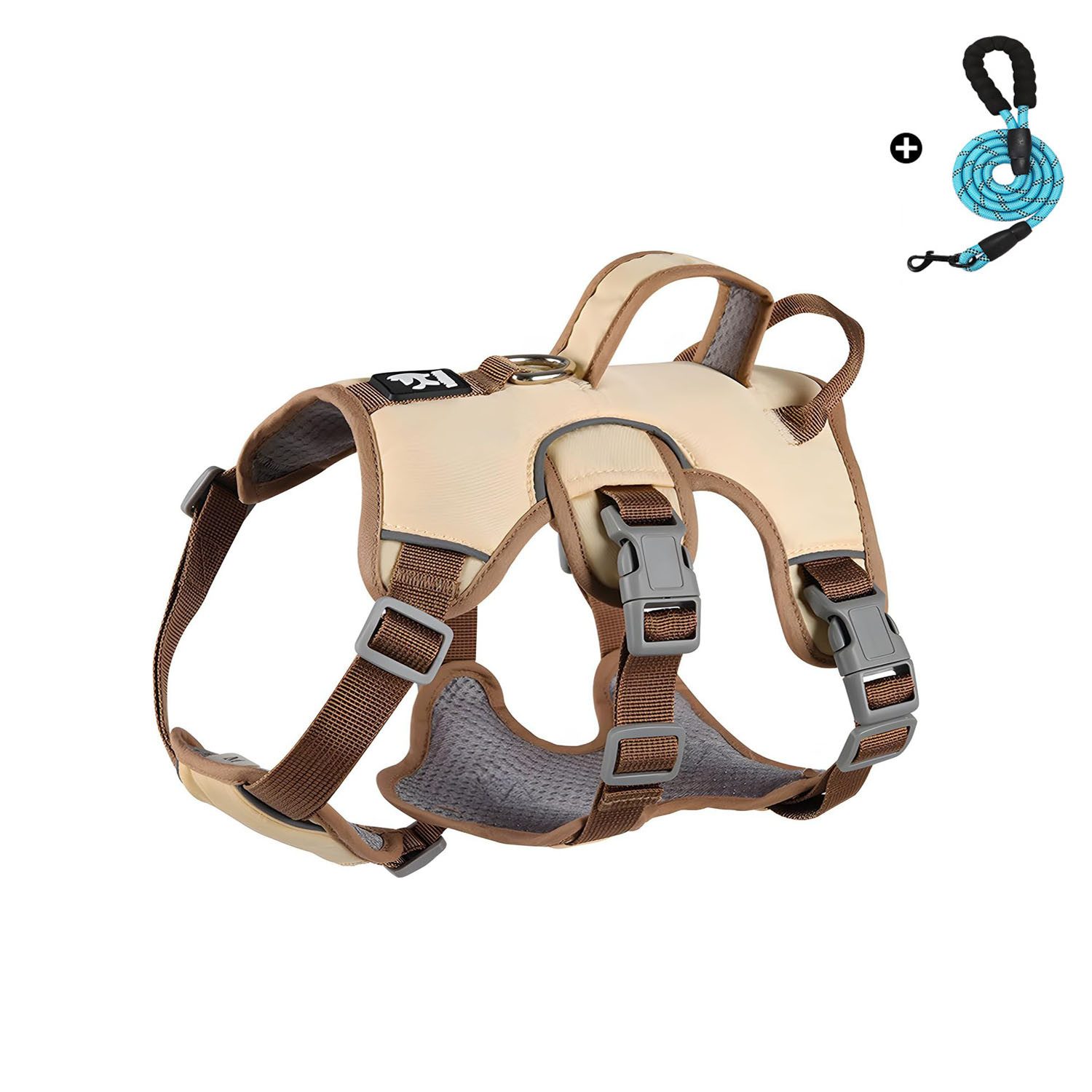 Beaface Hunde-Geschirr Hund Rückenstützgurt, reflektierendes Anti-Zug Siche günstig online kaufen