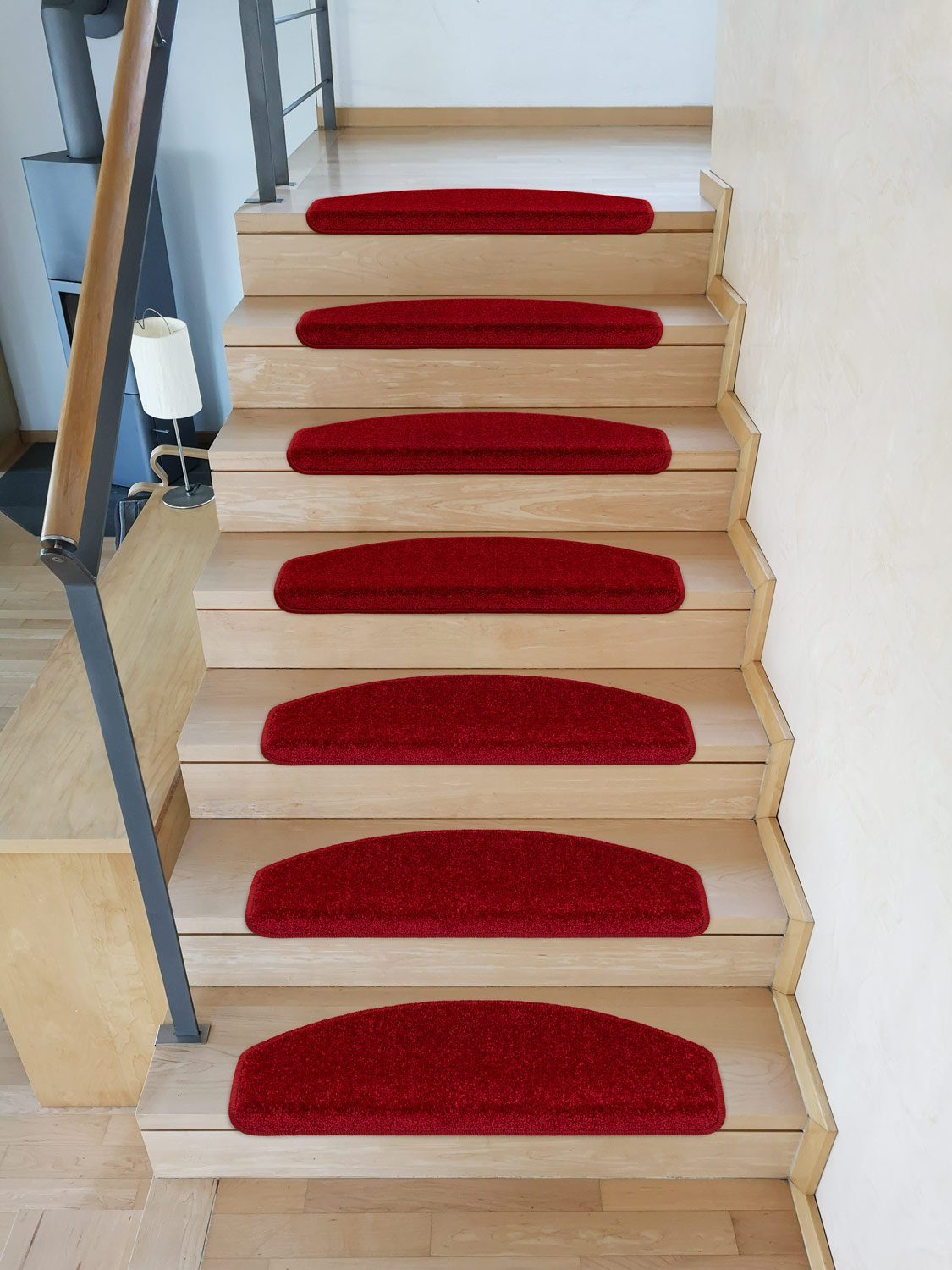 Metzker® Stufenmatte Stufenmatten Pegasus Halbrund Bordeaux günstig online kaufen