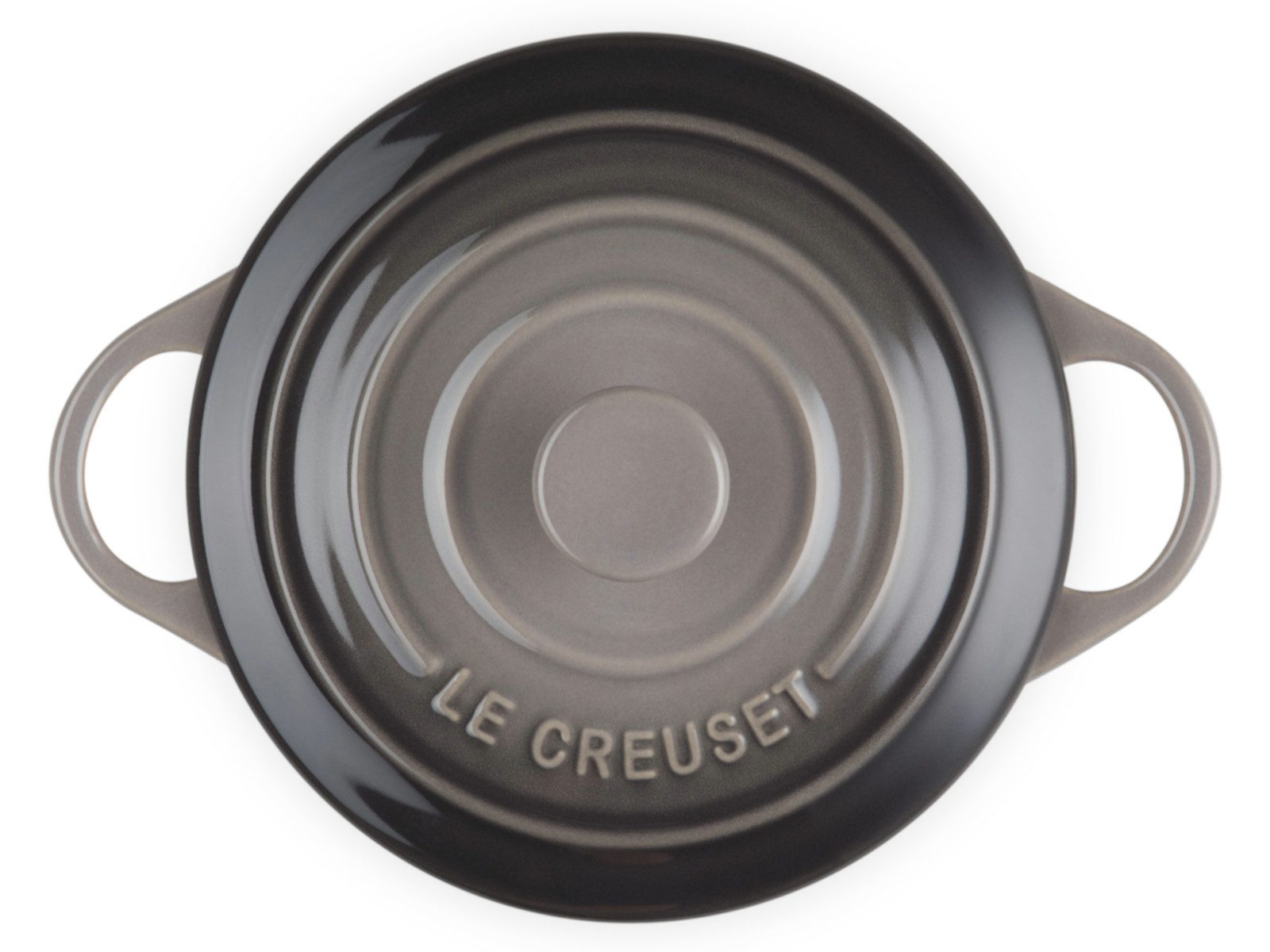 LE CREUSET Auflaufform Mini-Cocotte rund flint 14cm, Steinzeug