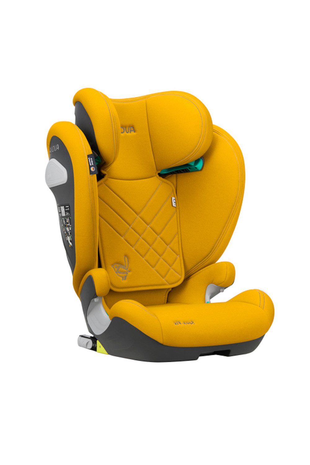 Avova Autokindersitz Avova Sora-Fix ab 100 cm - 150 cm, Kopfstütze ist 12-fach verstellbar