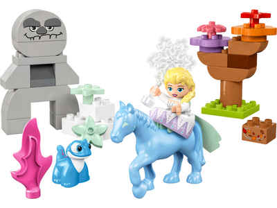 LEGO® Spielbausteine Disney 10418 Elsa und Bruni im Zauberwald, (Set, 31 St., Set)
