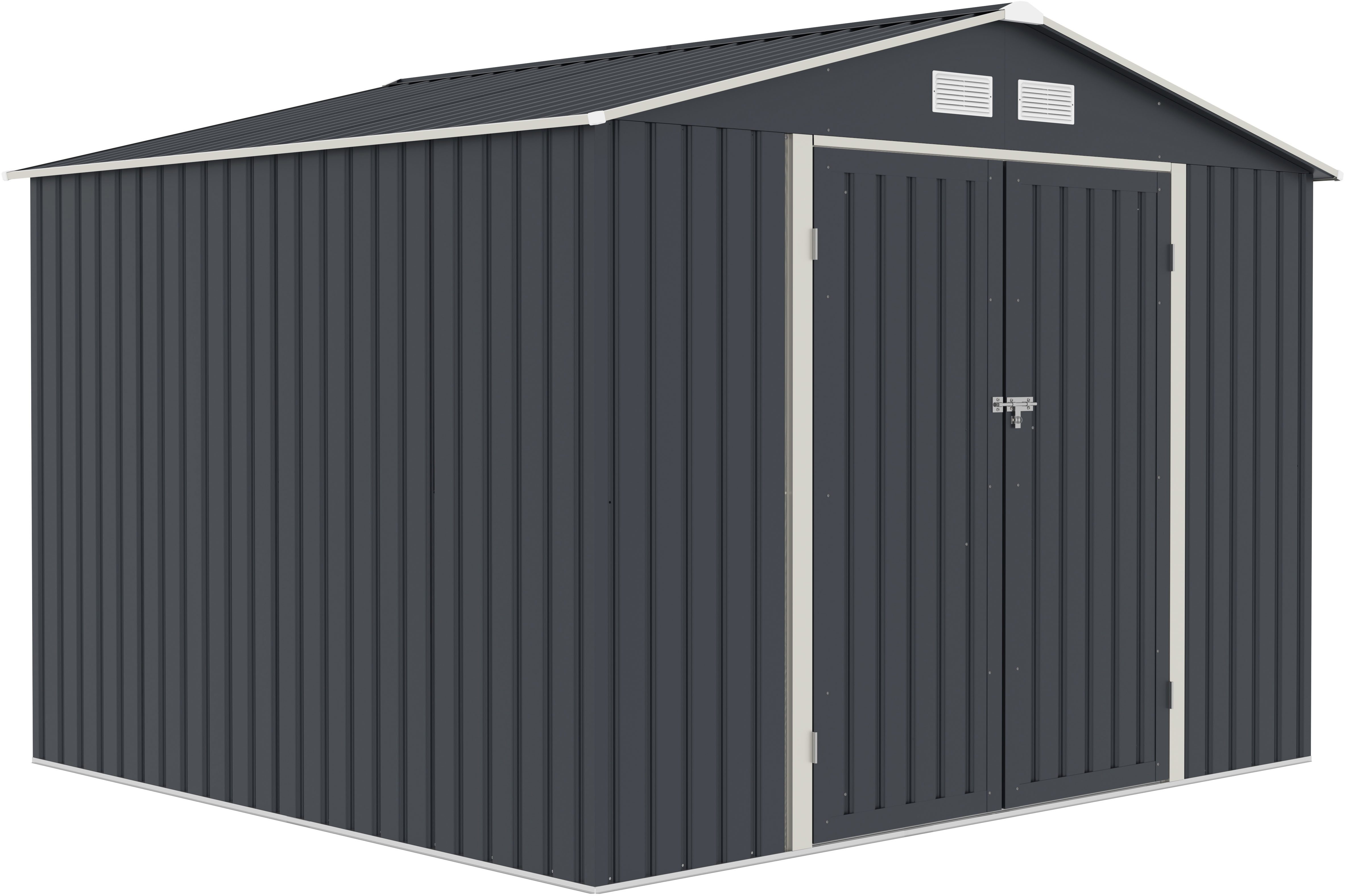 KONIFERA Gerätehaus Gartenhaus Metall Geräteschuppen, inkl. günstig online kaufen