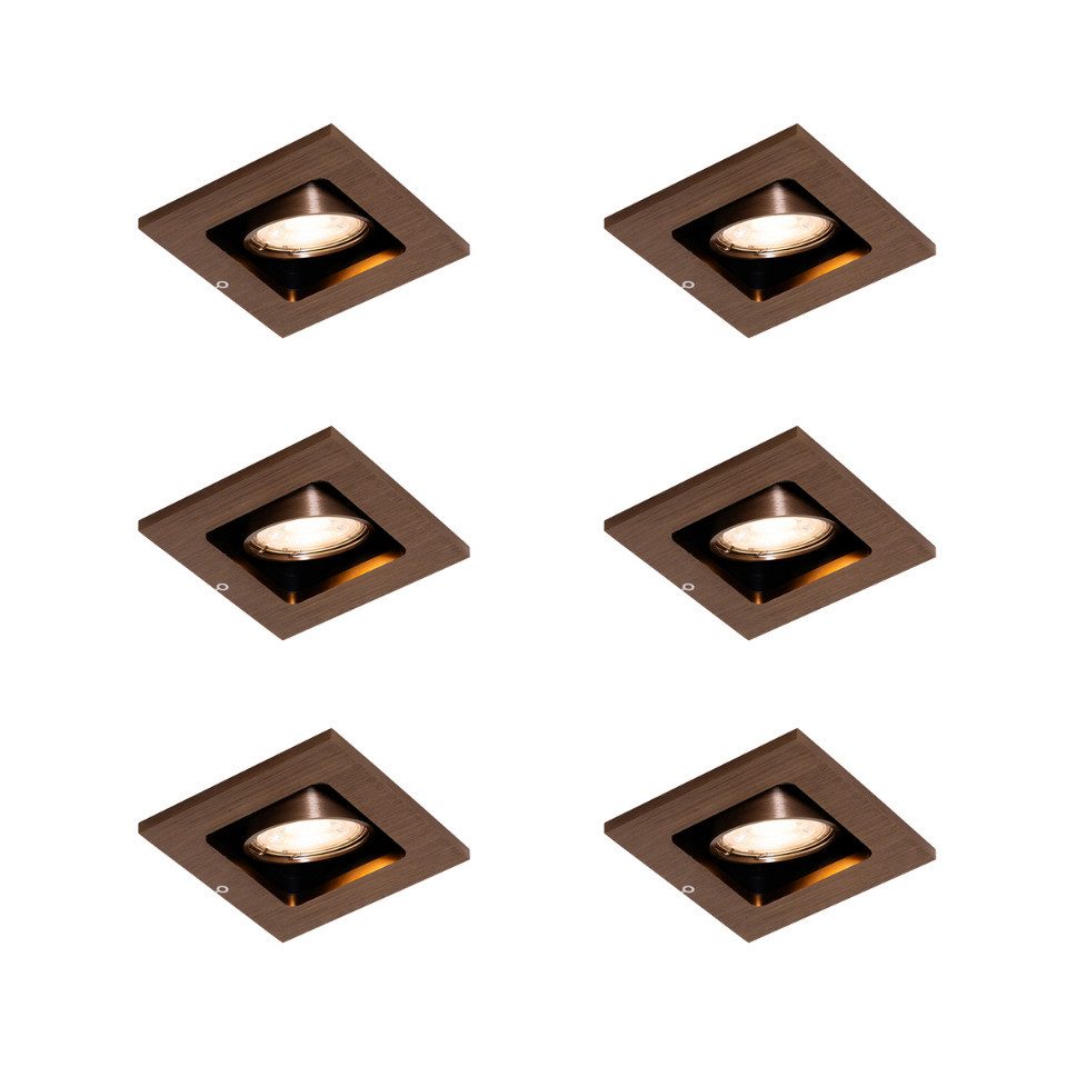 Qazqa LED Einbaustrahler 105895, ohne Leuchtmittel, günstig online kaufen