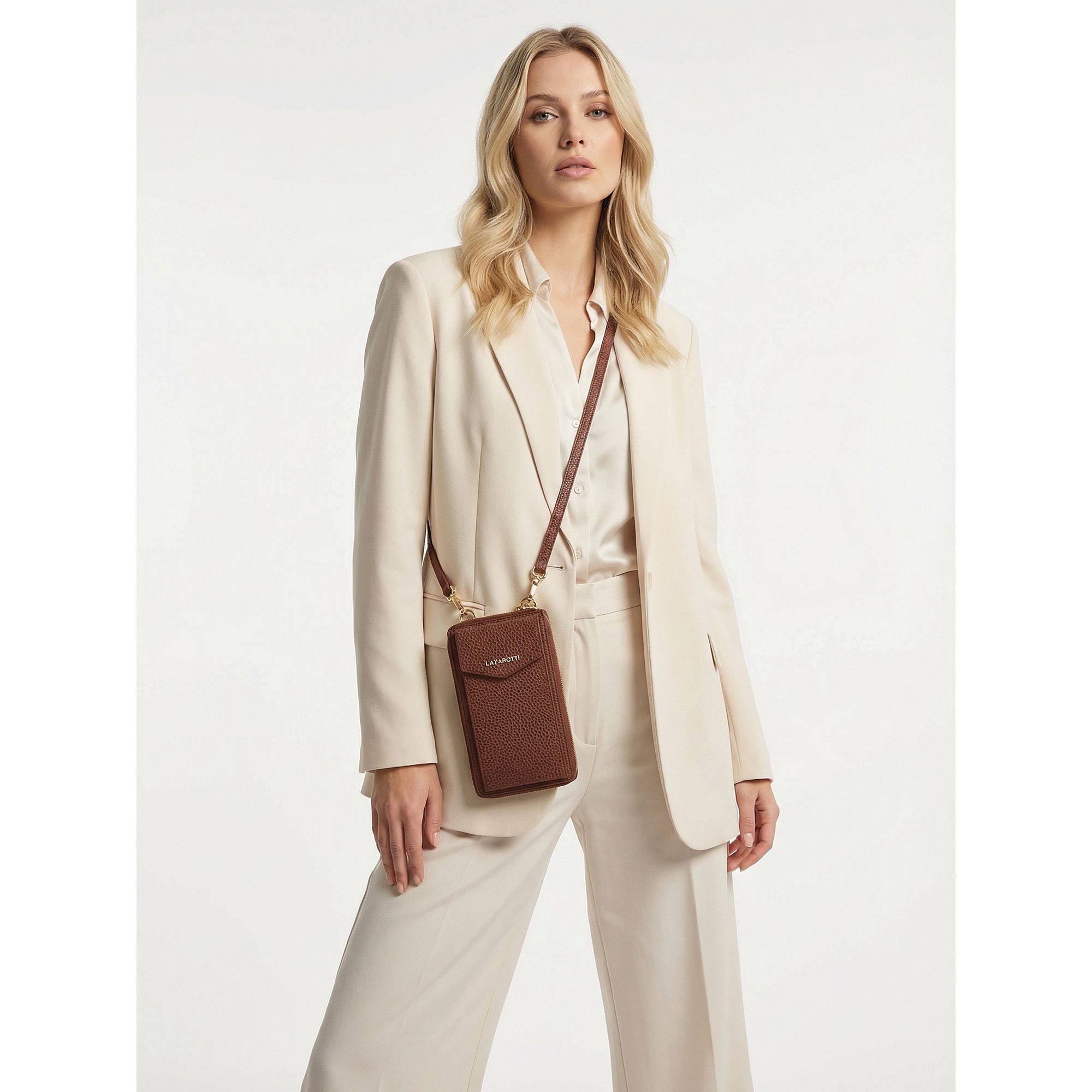Lazarotti Smartphone-Hülle Bologna Leather, Leder