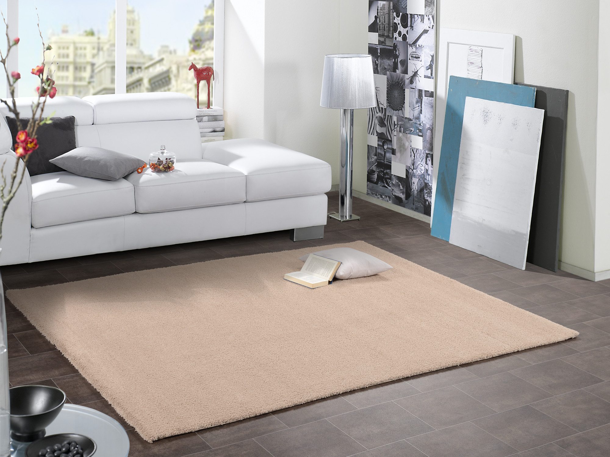 OCI DIE TEPPICHMARKE Hochflor-Teppich Soft Dream, auch als Läufer erhältlich, rechteckig, Höhe: 30 mm, weich durch Microfaser, Shaggy, Langflor, Wohnzimmer