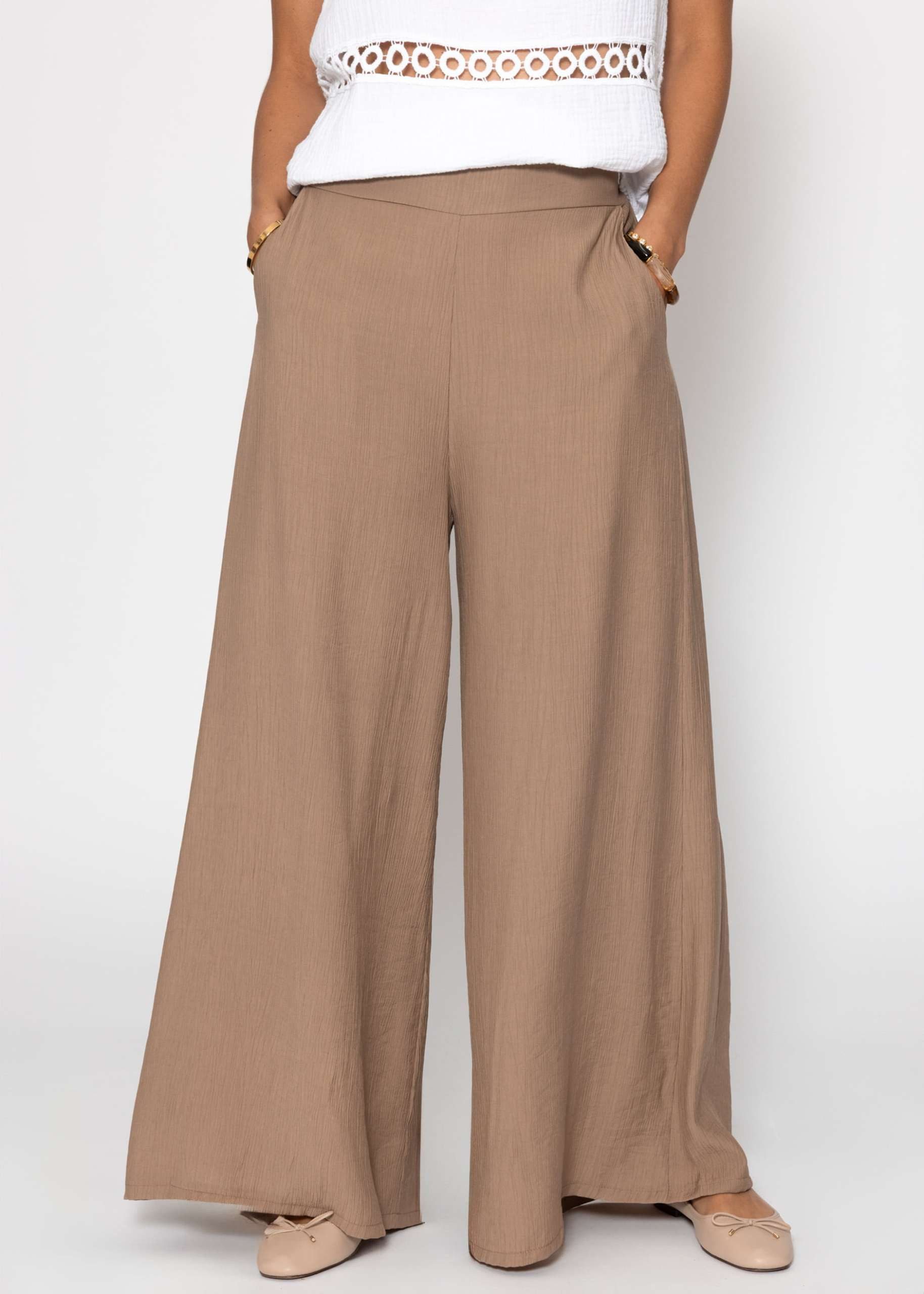 SASSYCLASSY Stoffhose Lässige Hose Damen in günstig online kaufen