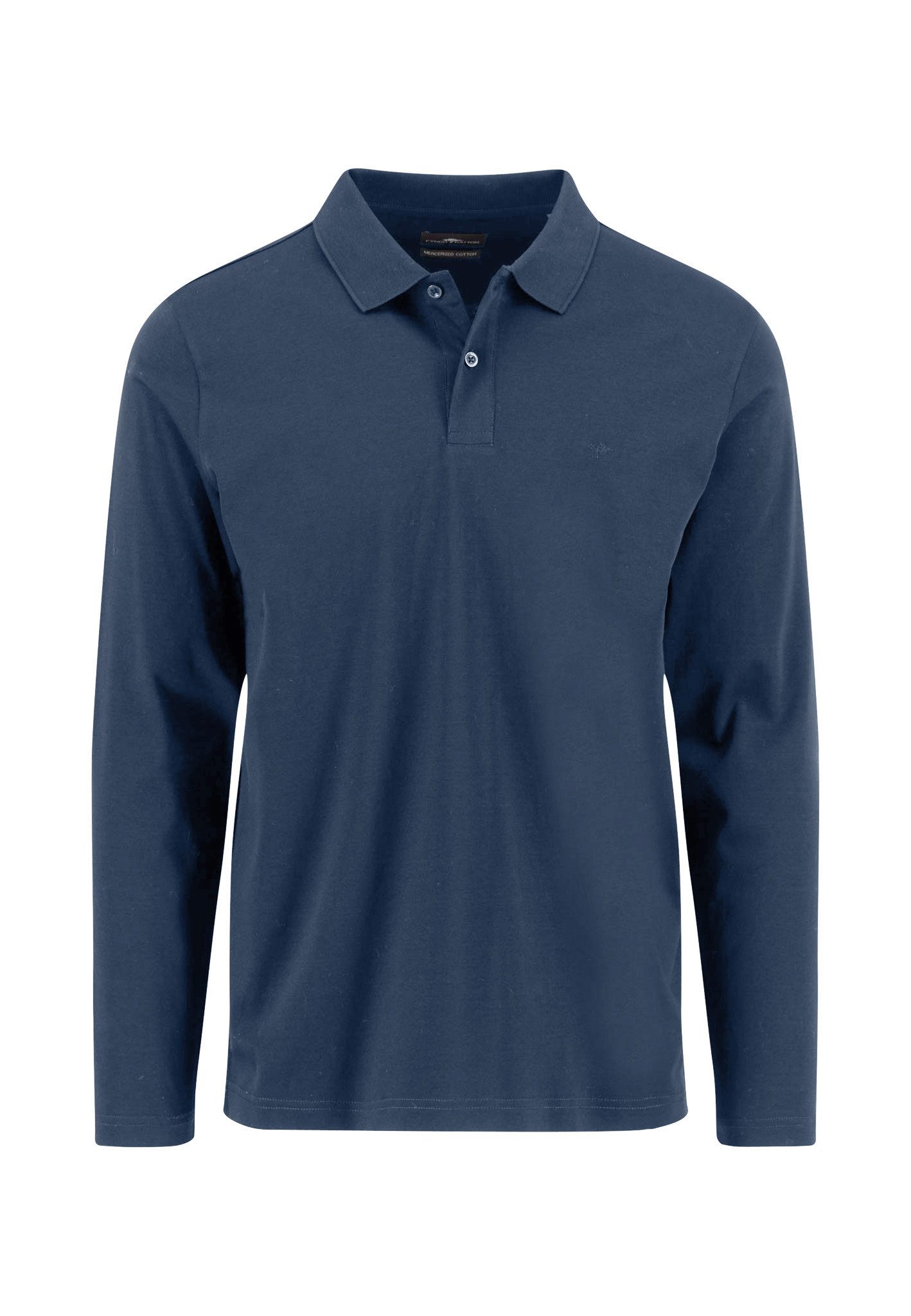 Langarmshirt Polo, Interlock, Longsleeve