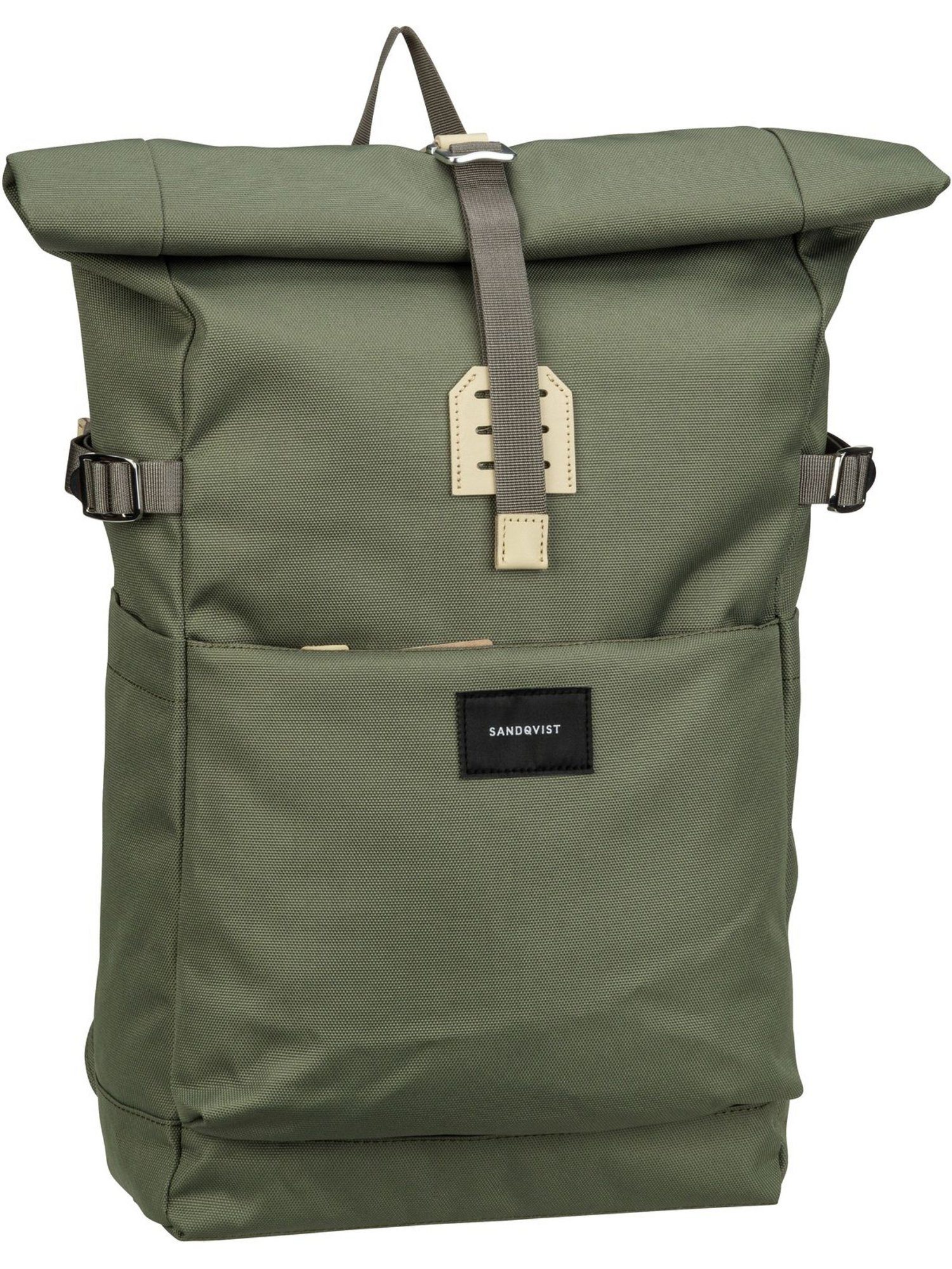 Sandqvist Rucksack Ilon Rolltop Backpack Clover Green