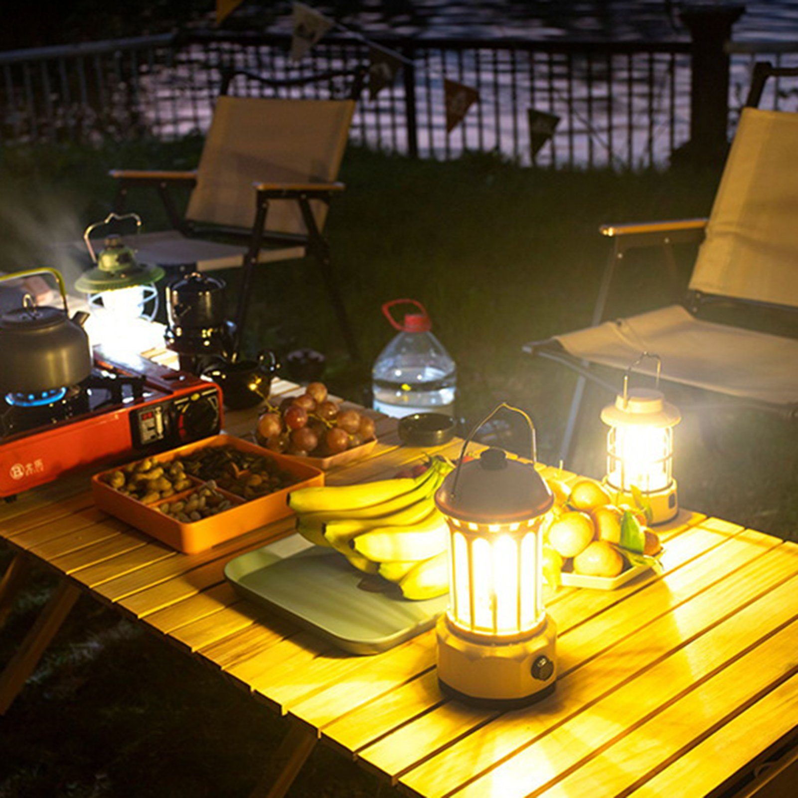 Laterne Campinglaterne,Geeignet Hänge LED für Zelt Atmosphäre Wandern Beleuchtung Retro Aufladbar Abenteuer Camping LED Lagerlicht, Helligkeit Weiß,L Laterne, Camping Campinglampe,Batteriebetrieben Hohe Außen-Stehlampe COB Handheld Laterne Notlicht, Angeln Rutaqian Wasserdicht Zeltlichter