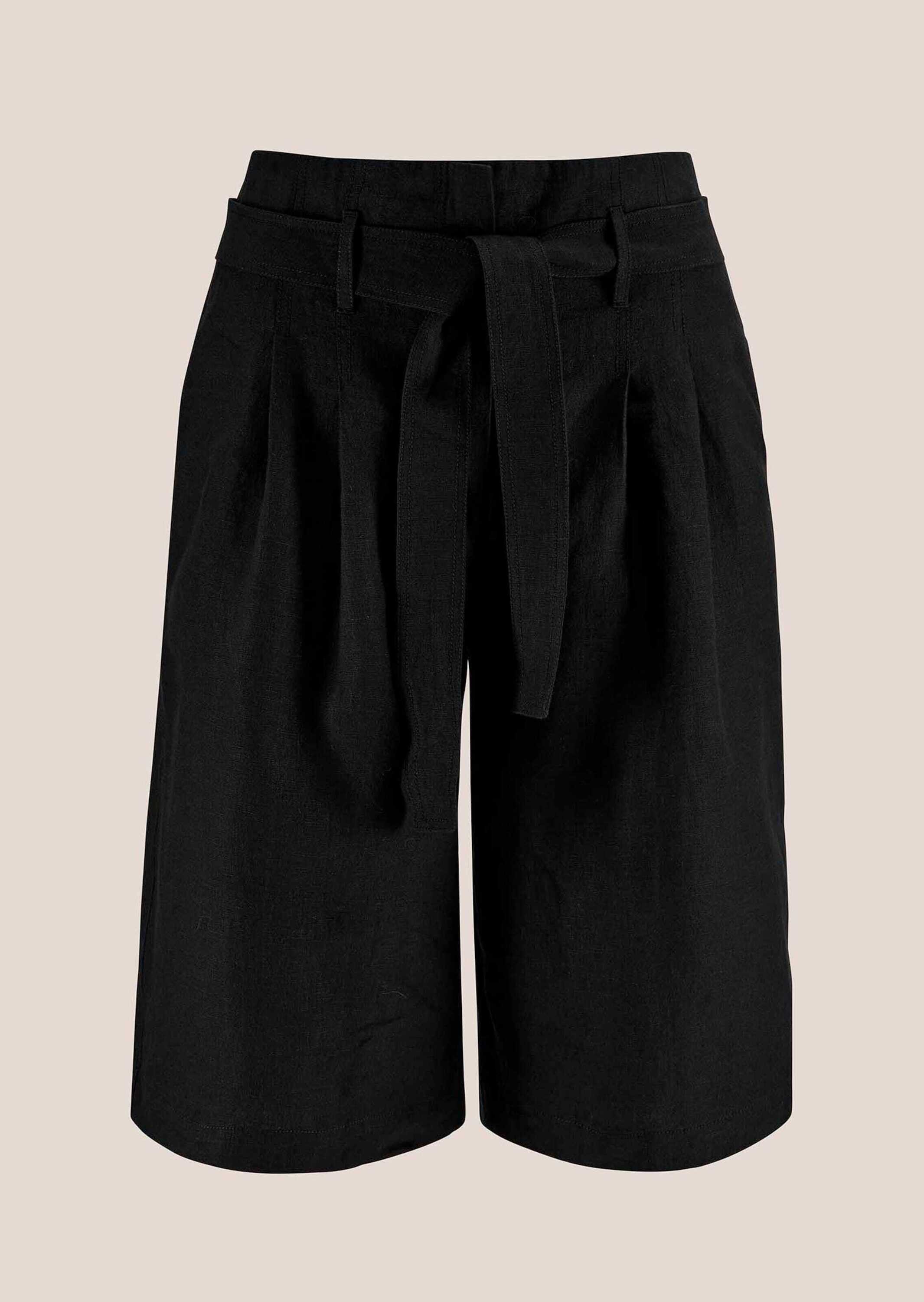 Shorts Luftige, weite Bermuda mit hohem Bund
