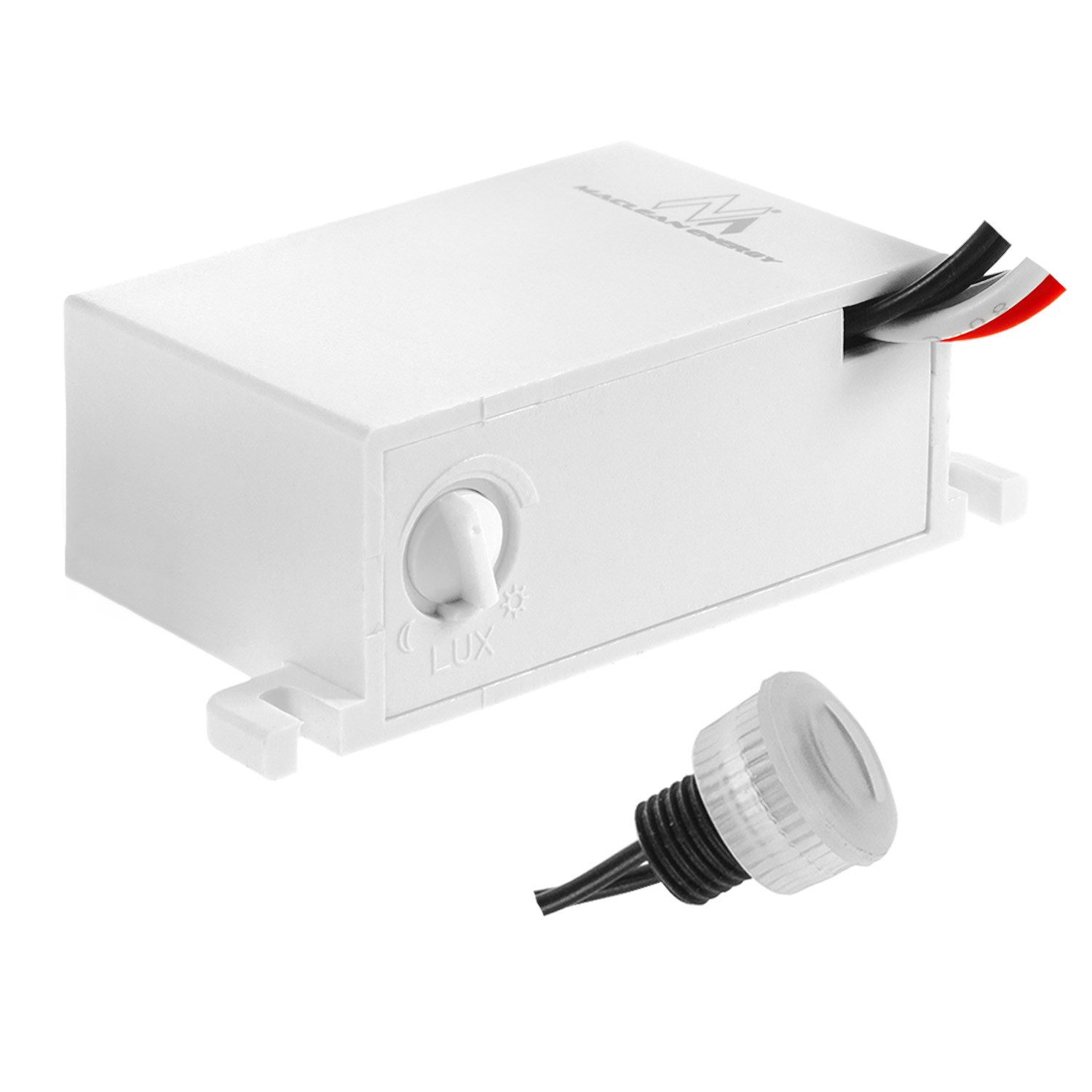 Maclean Sensor MCE34 V, Dämmerungssensor mit externer Sonde 12-24V DC IP54