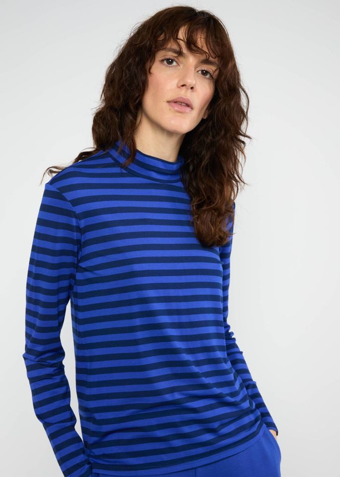 Blutsgeschwister Langarmshirt - Streifenshirt Lonely Lips Turtle günstig online kaufen
