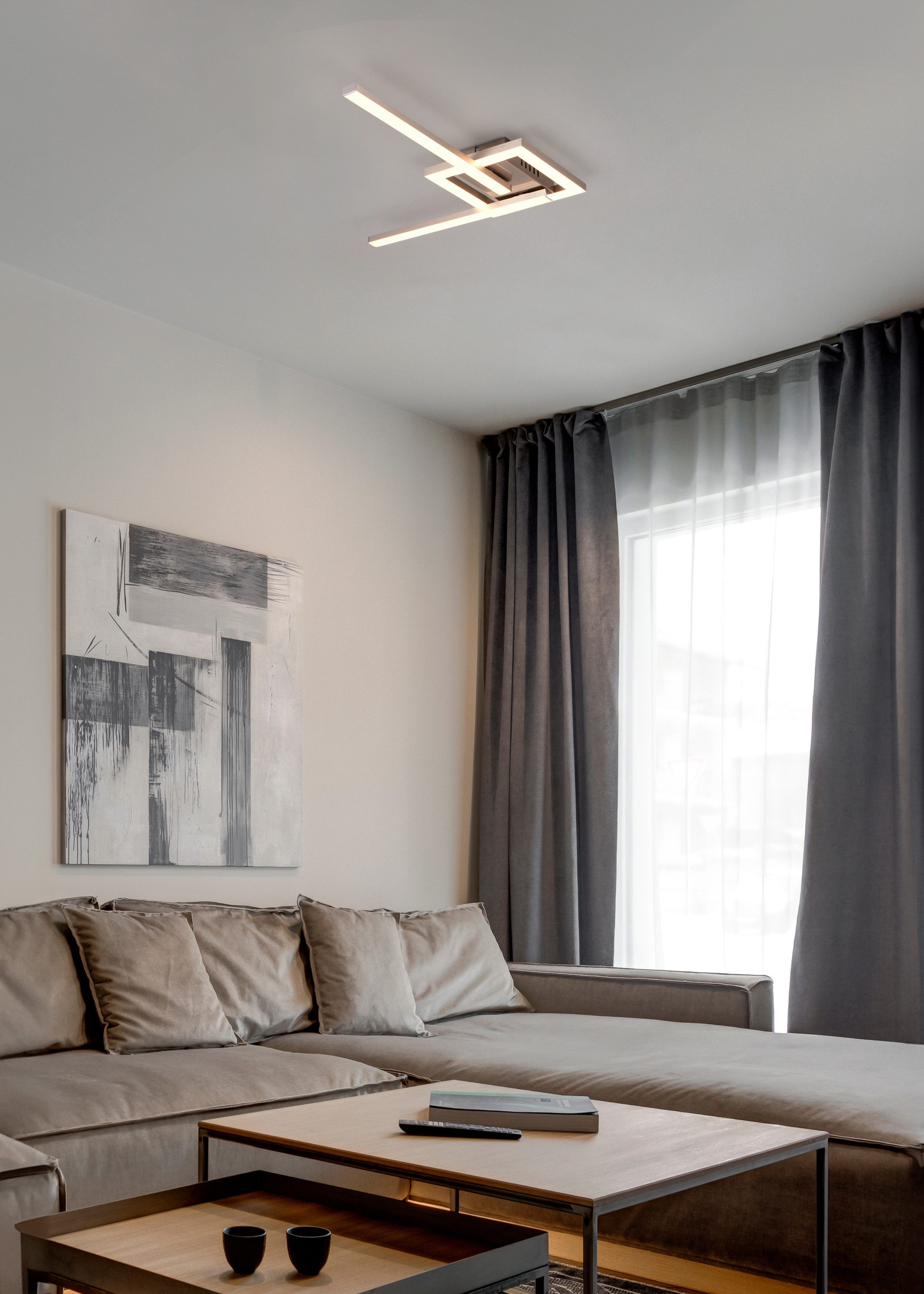 my home LED Deckenleuchte DAVINIA, als Deckenlampe oder Wandlampe mögl, LED günstig online kaufen