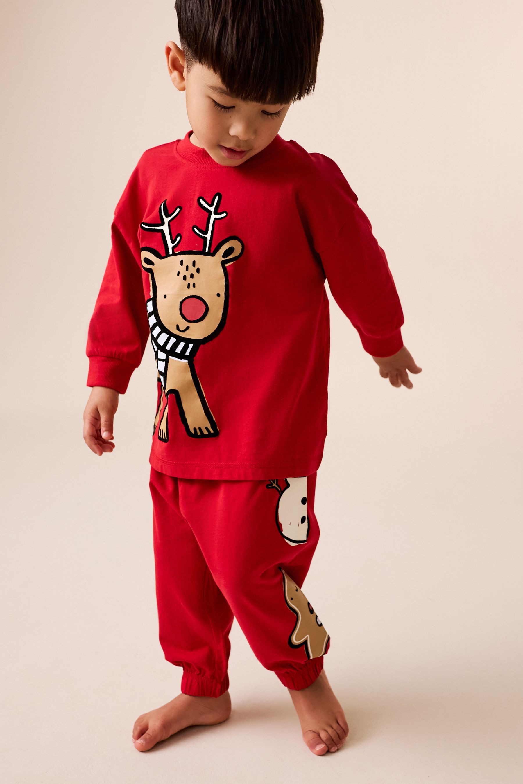 Next Pyjama Single Weihnachtsschlafanzug (2 tlg)