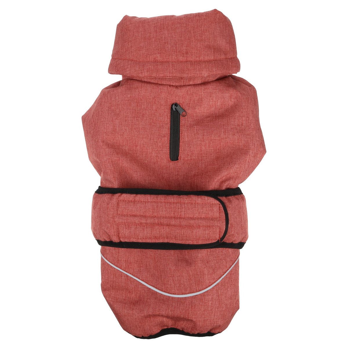 Flamingo Hundemantel Wintermantel Iglu rot