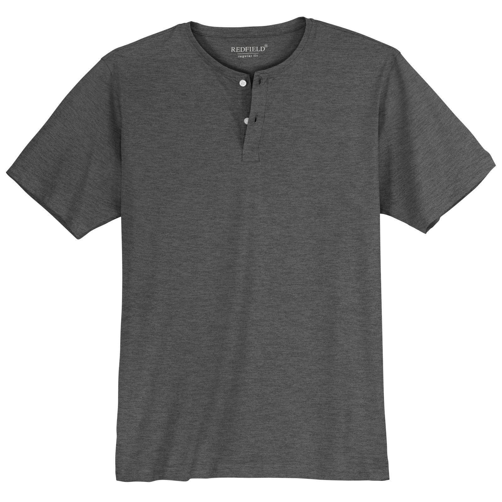 redfield Rundhalsshirt Redfield Übergrößen T-Shirt anthrazit günstig online kaufen