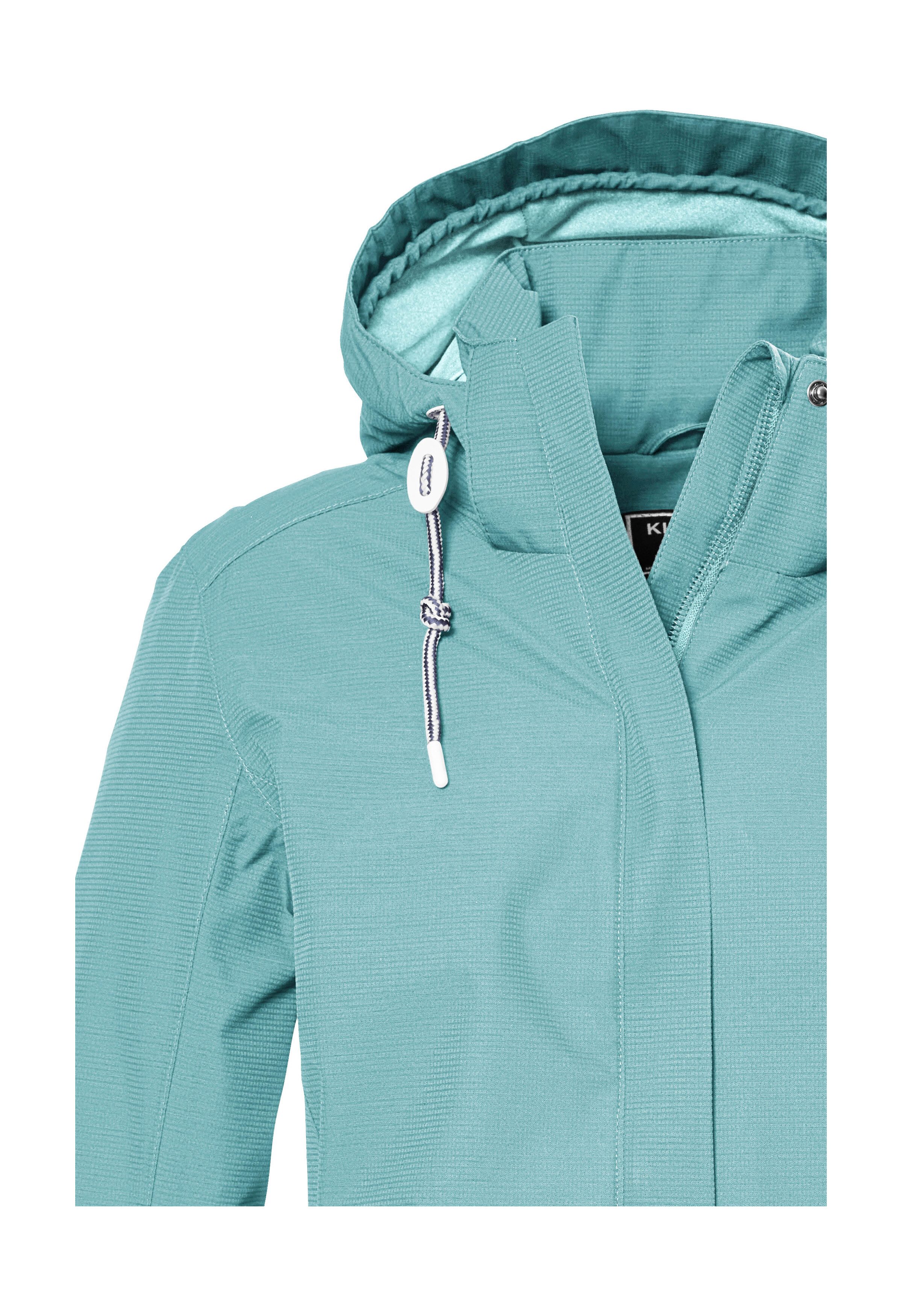 Killtec Outdoorjacke KOS 61 WMN JCKT Funktionsjacke: wasser- und winddicht, atmungsaktiv, abnehmbare Kapuze