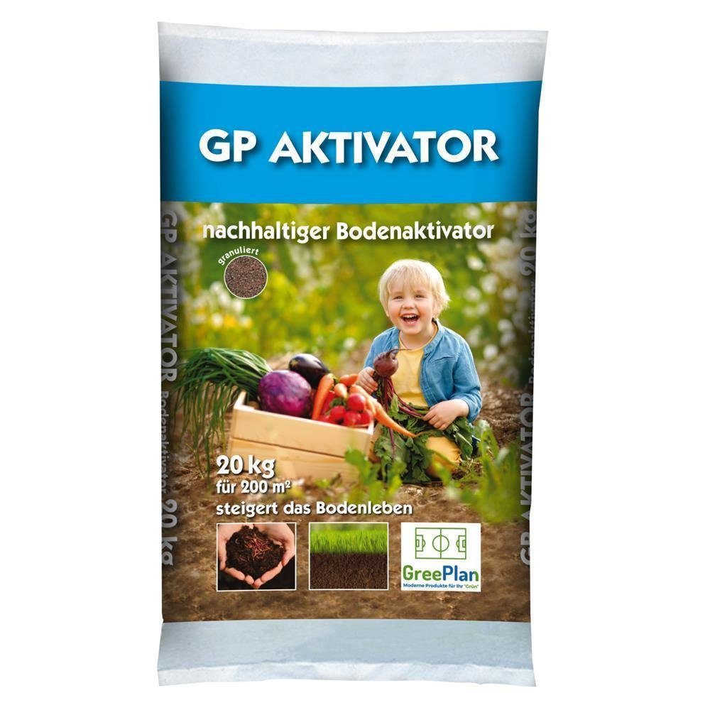 GreenPlan Gartendünger Aktivator Bodenaktivator organischer Bodenhilfsstoff 20kg 130-200 m²