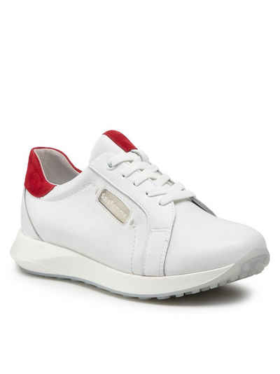 Solo Femme Sneakers 10102-01-N01/I75-03-00 Bia?y/Czerwony Sneaker