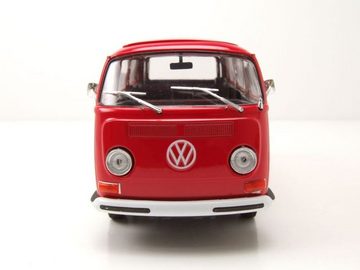 Welly Modellauto VW T2 Bus 1972 rot Modellauto 1:24 Welly, Maßstab 1:24
