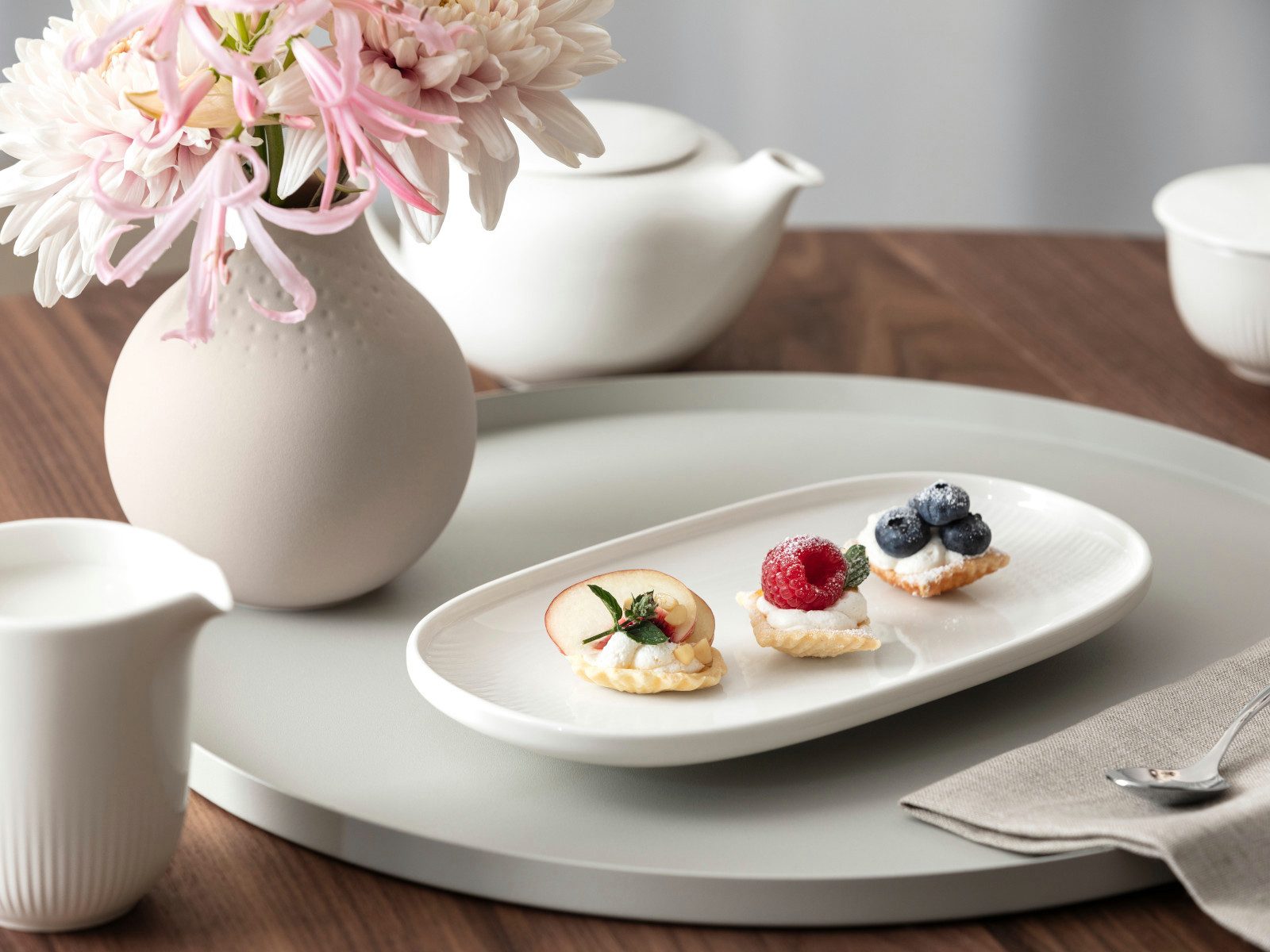 Villeroy & Boch Servierplatte Afina Universalplatte 23,1x13,2x2,7cm, Porzellan, (Platten) – Bild 2 von 4