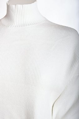 PEKIVESSA Strickpullover Oversize Rippstrick Pullover Damen Pulli (1-tlg) mit Stehkragen