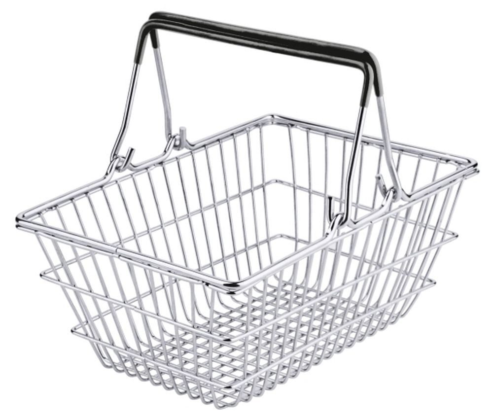 Contacto Einkaufskorb, Mini Einkaufskorb aus verchromtem günstig online kaufen
