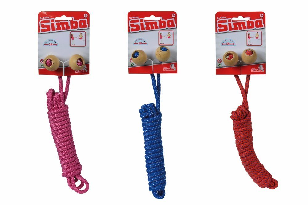 SIMBA Springseil »Simba Outdoor Spielzeug Seilspiel Doppel-Springseil  zufällige Auswahl 107300443«